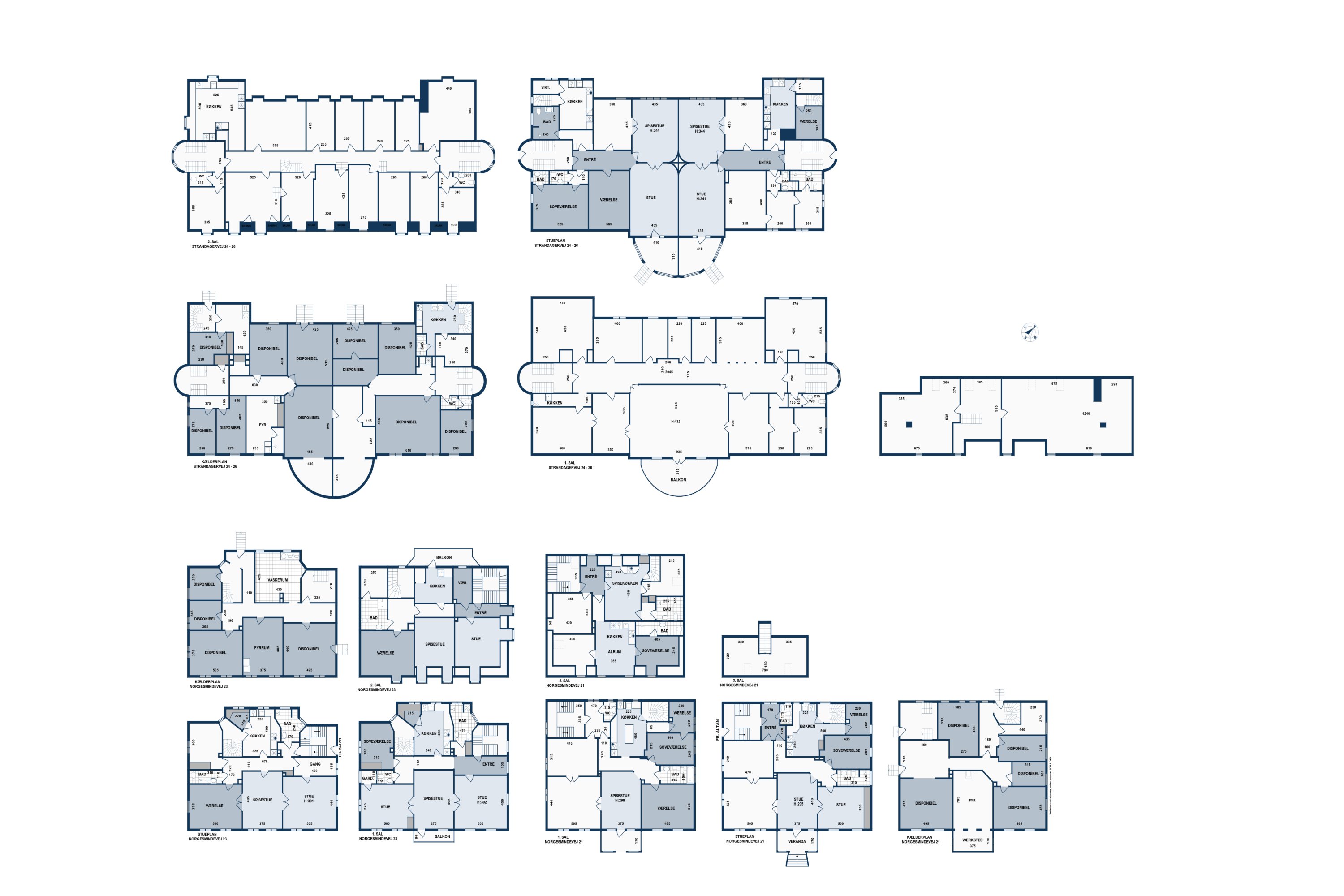 Plantegninger billede af Strandagervej 24, 2900 Hellerup