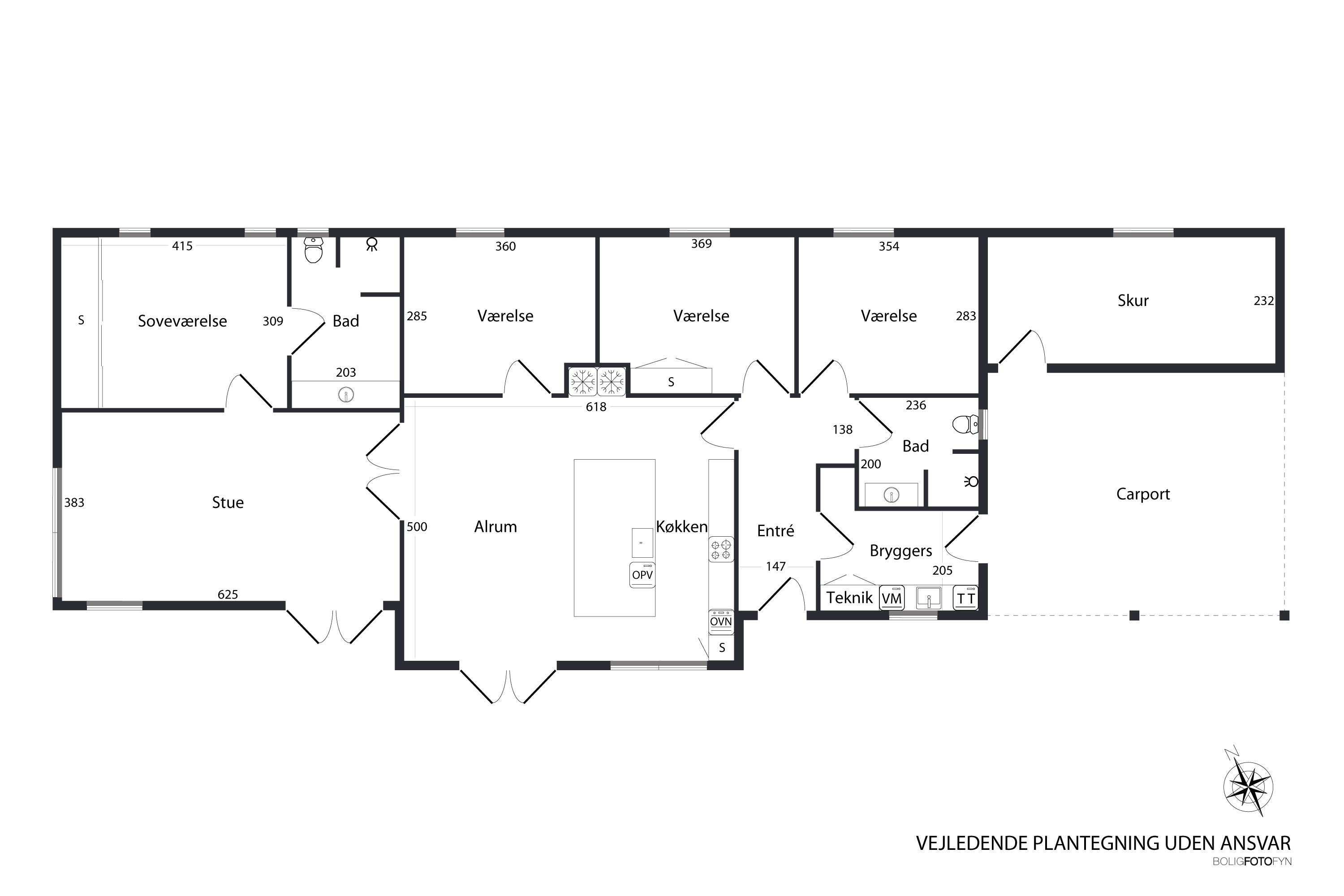 Plantegninger billede af Romerdalen 35, Bellinge, 5250 Odense SV