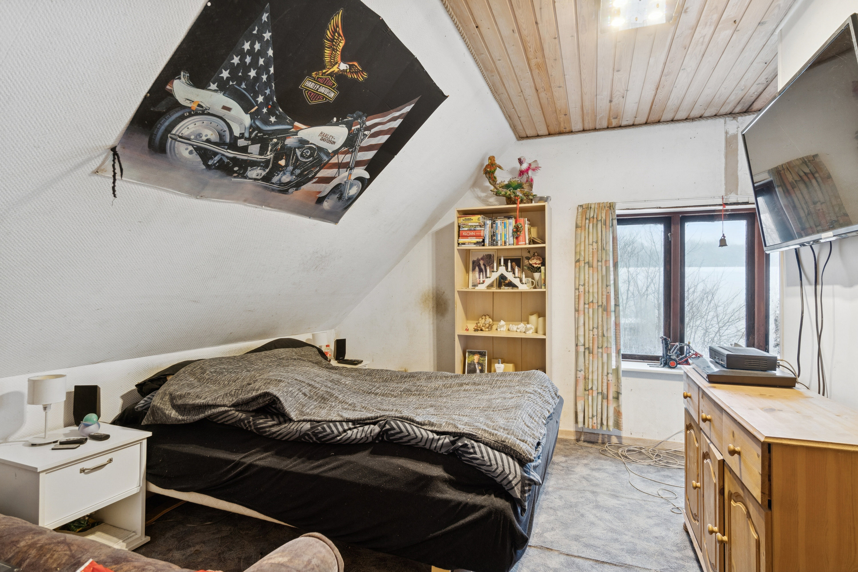 Fremhævet soveværelse billede i fuldskærmstilstand. Billede af Knudsbølvej 15, Bølling, 6040 Egtved