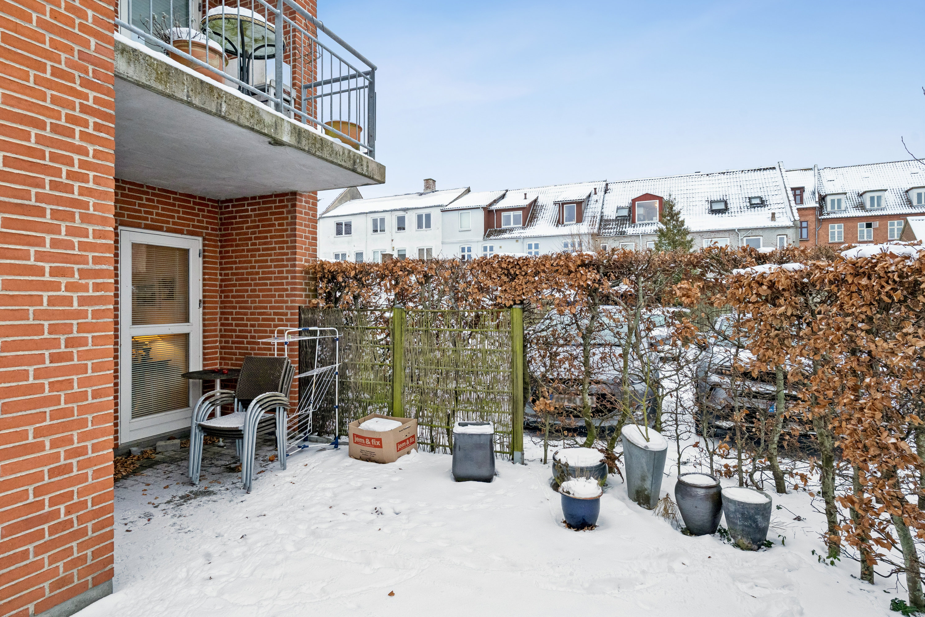 Fremhævet terrasse billede i fuldskærmstilstand. Billede af Frederiksgade 15A, st.., Midtbyen, 8700 Horsens