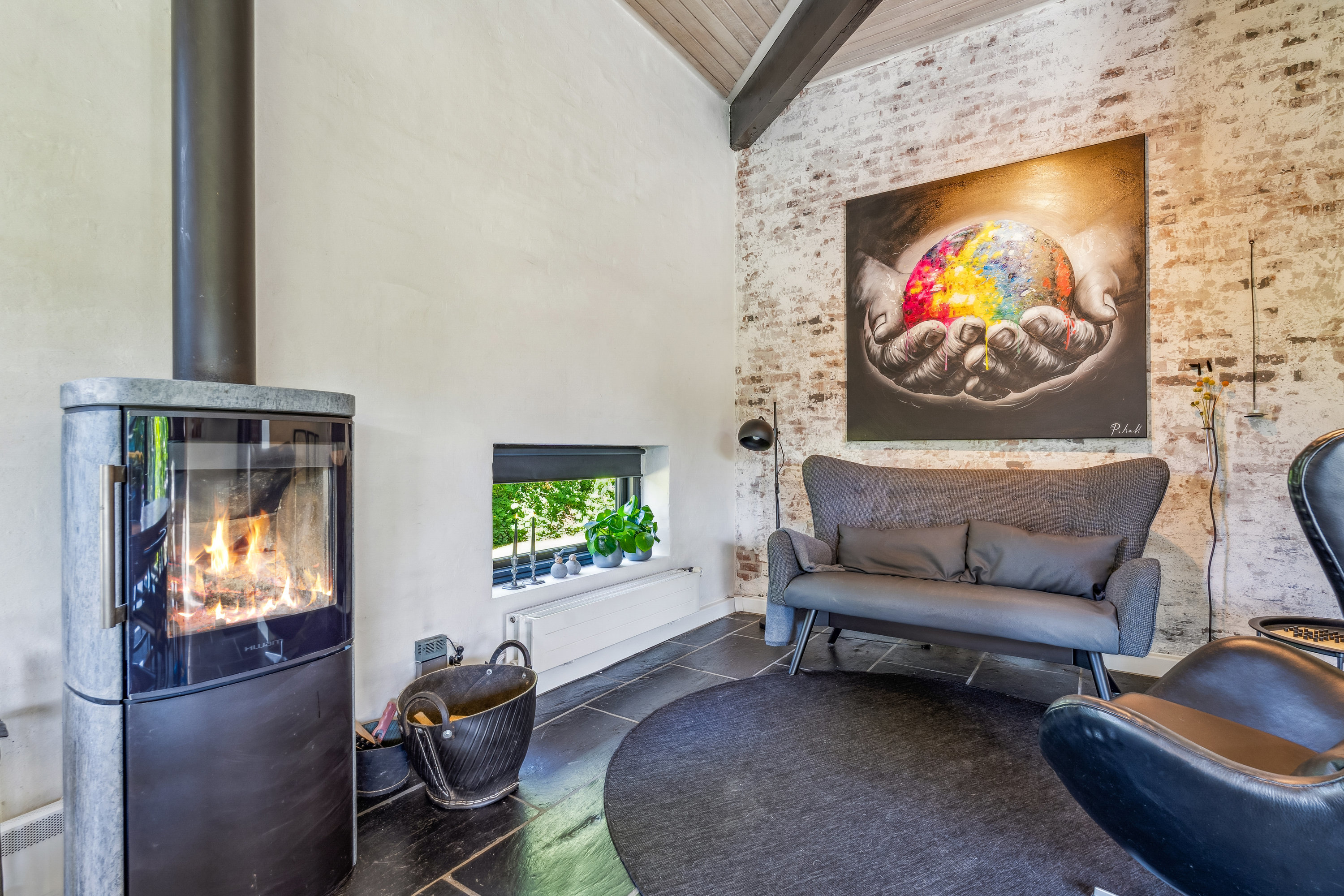 Fremhævet stue billede i fuldskærmstilstand. Billede af Kirkestien 51, Ødsted, 7100 Vejle