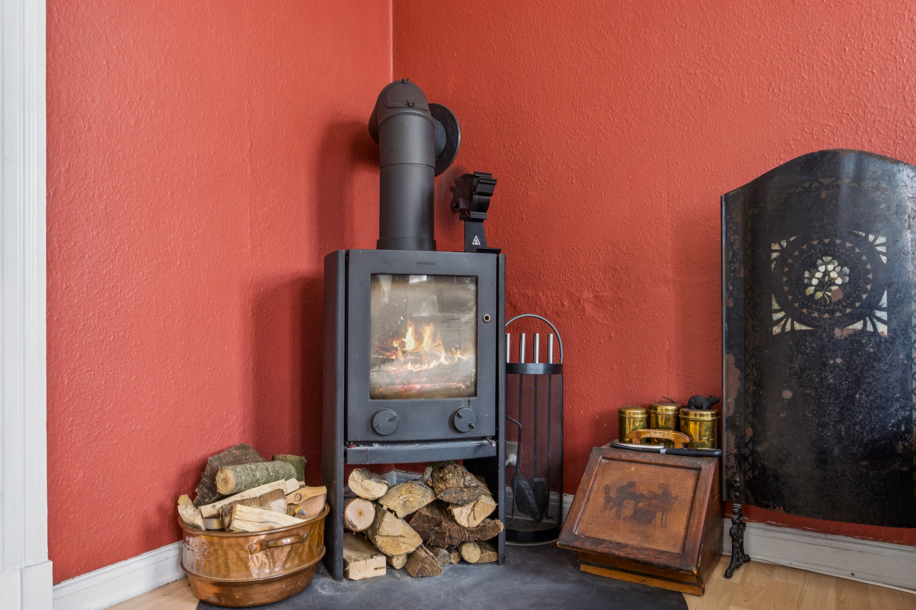 Fremhævet stue billede i fuldskærmstilstand. Billede af Nalmadebro 21, 6300 Gråsten