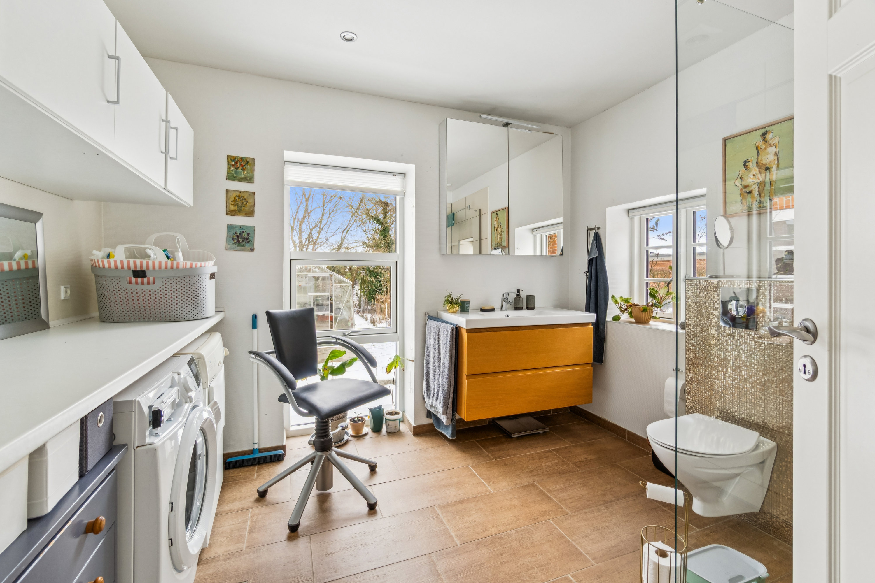 Fremhævet badeværelse billede i fuldskærmstilstand. Billede af Nalmadebro 21, 6300 Gråsten