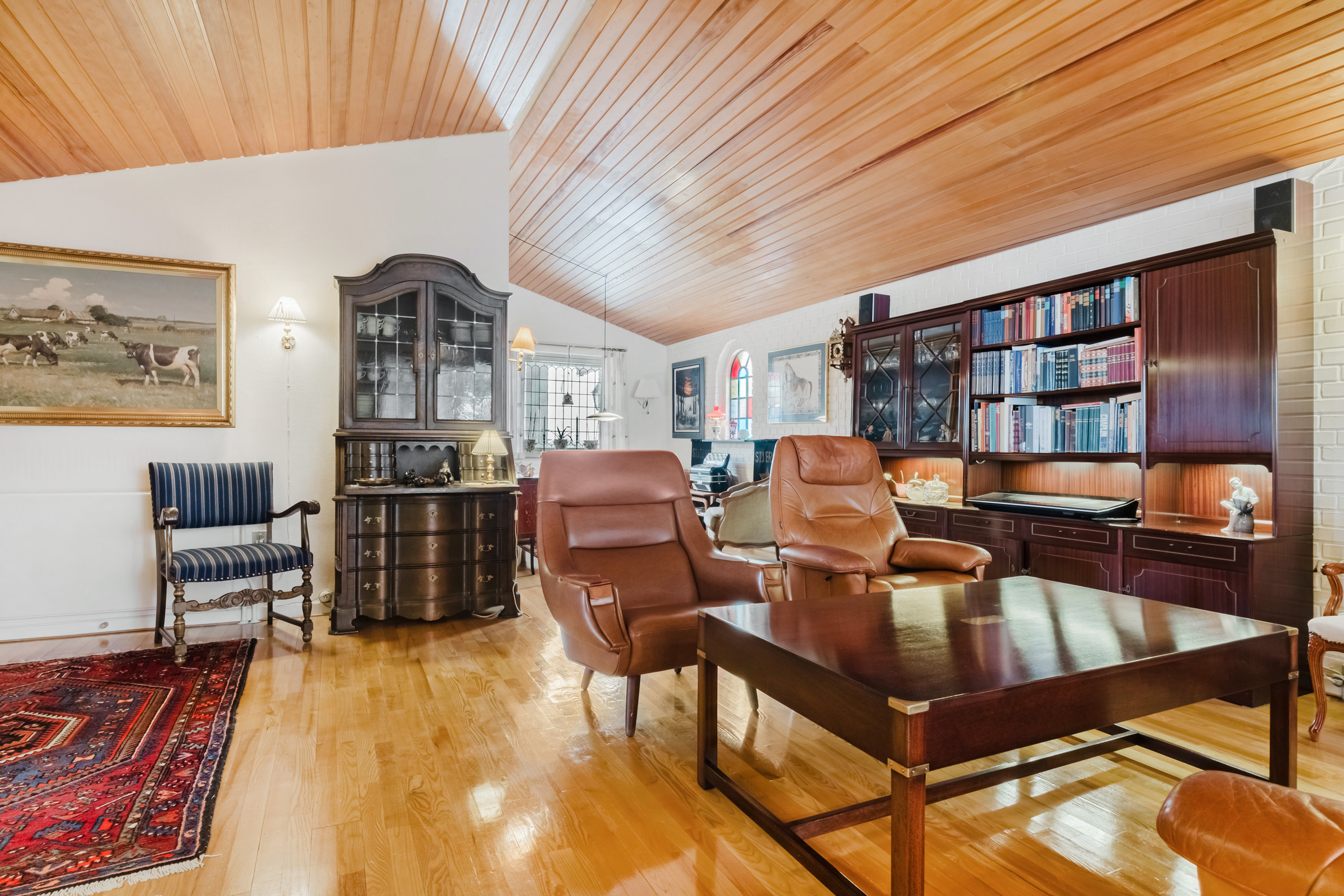 Fremhævet stue billede i fuldskærmstilstand. Billede af Toftevej 15, Brylle, 5690 Tommerup