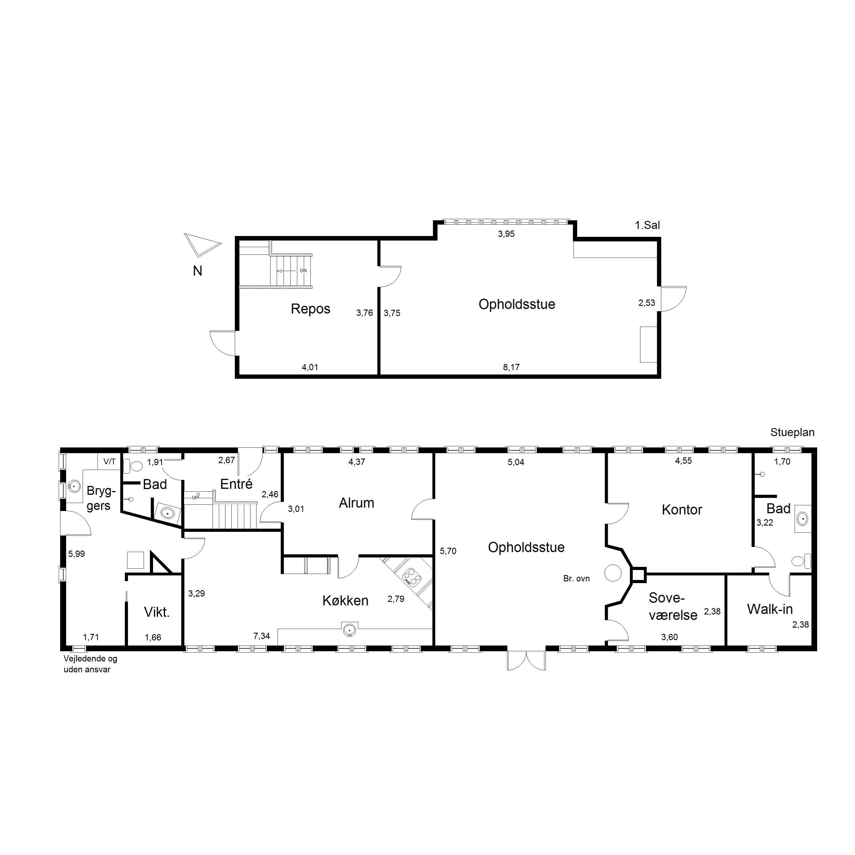 Plantegninger billede af Flemmingvej 22, 8762 Flemming