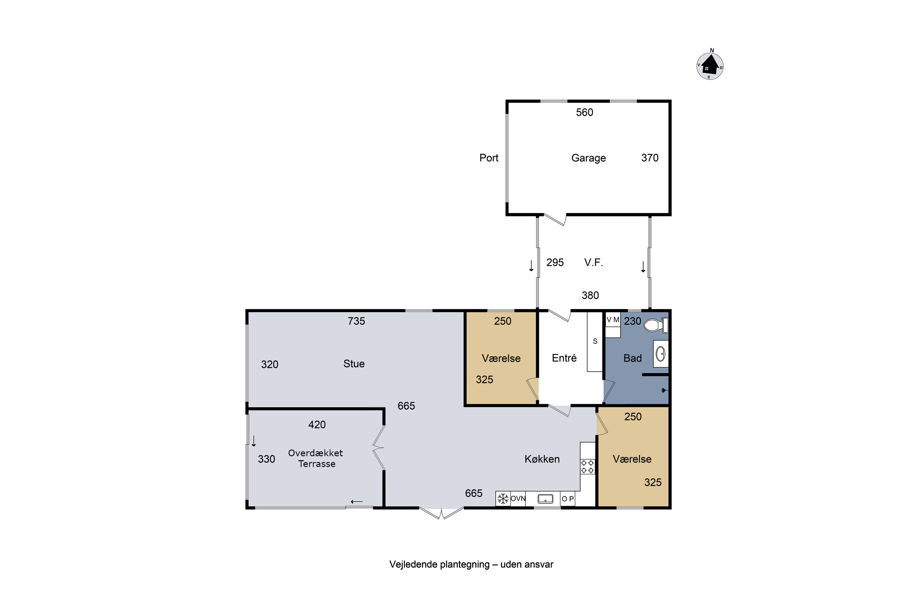Plantegninger billede af Strandagergårdsvej 1, 4200 Slagelse