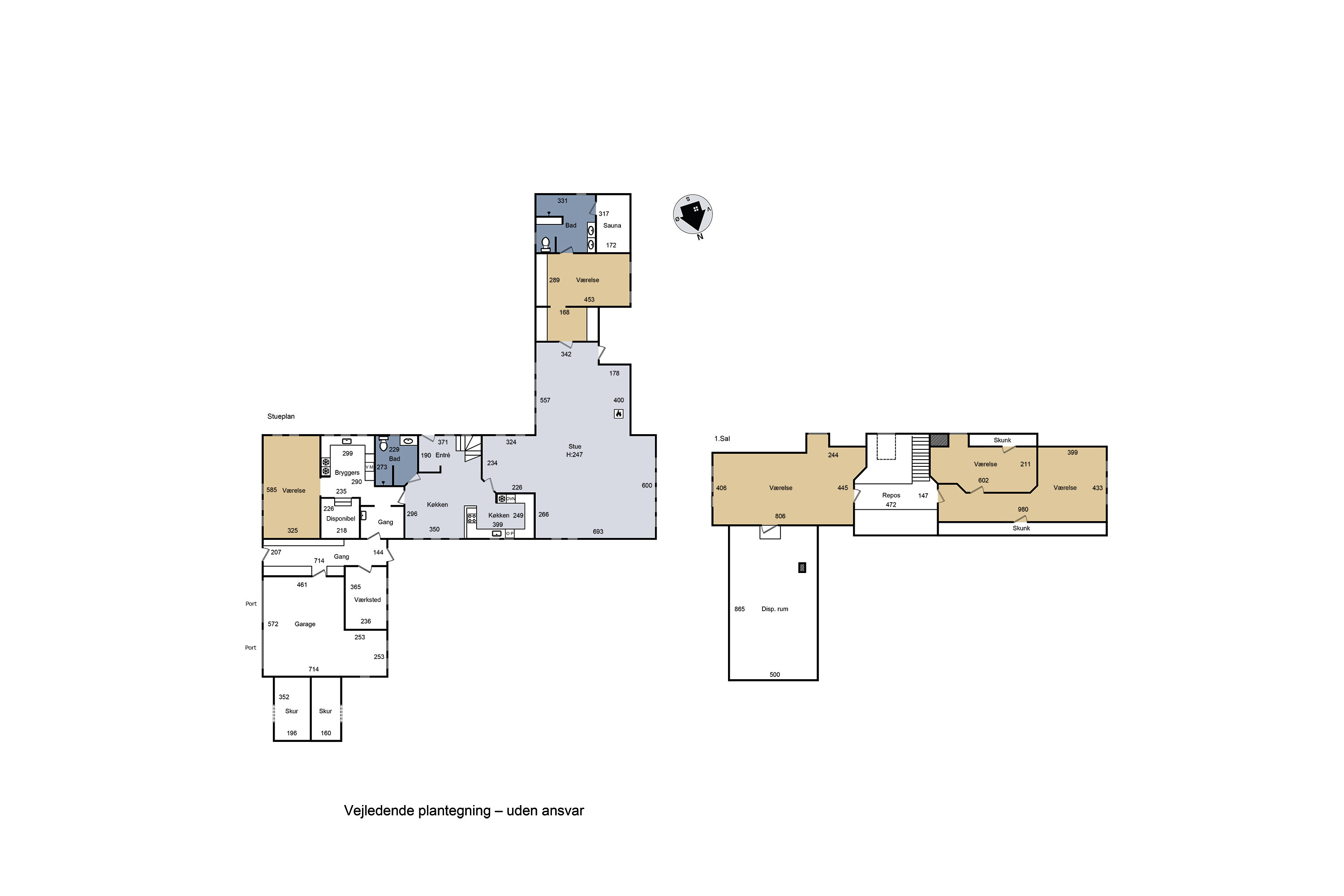 Plantegninger billede af Stærremarksvej 6, Hejninge, 4200 Slagelse