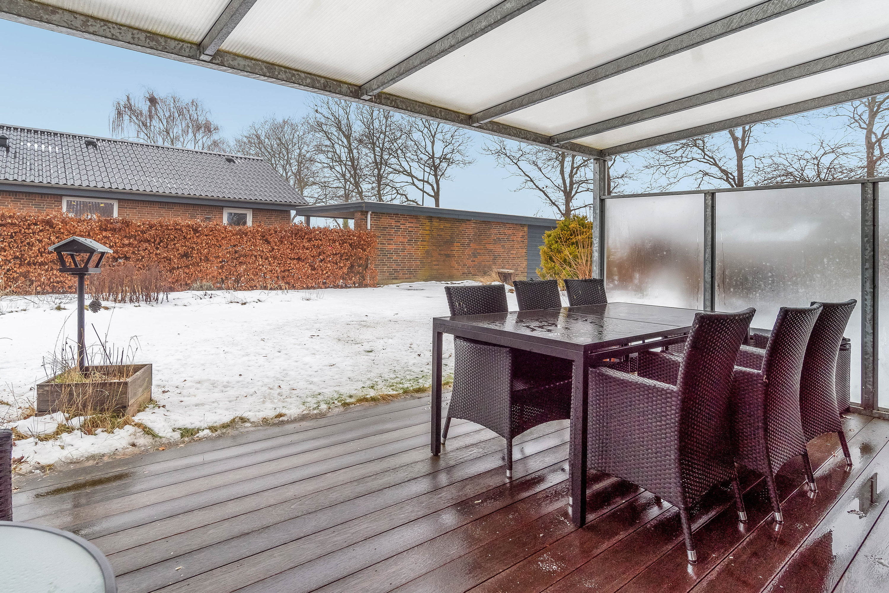 Fremhævet terrasse billede i fuldskærmstilstand. Billede af Leharsvej 4, 7500 Holstebro