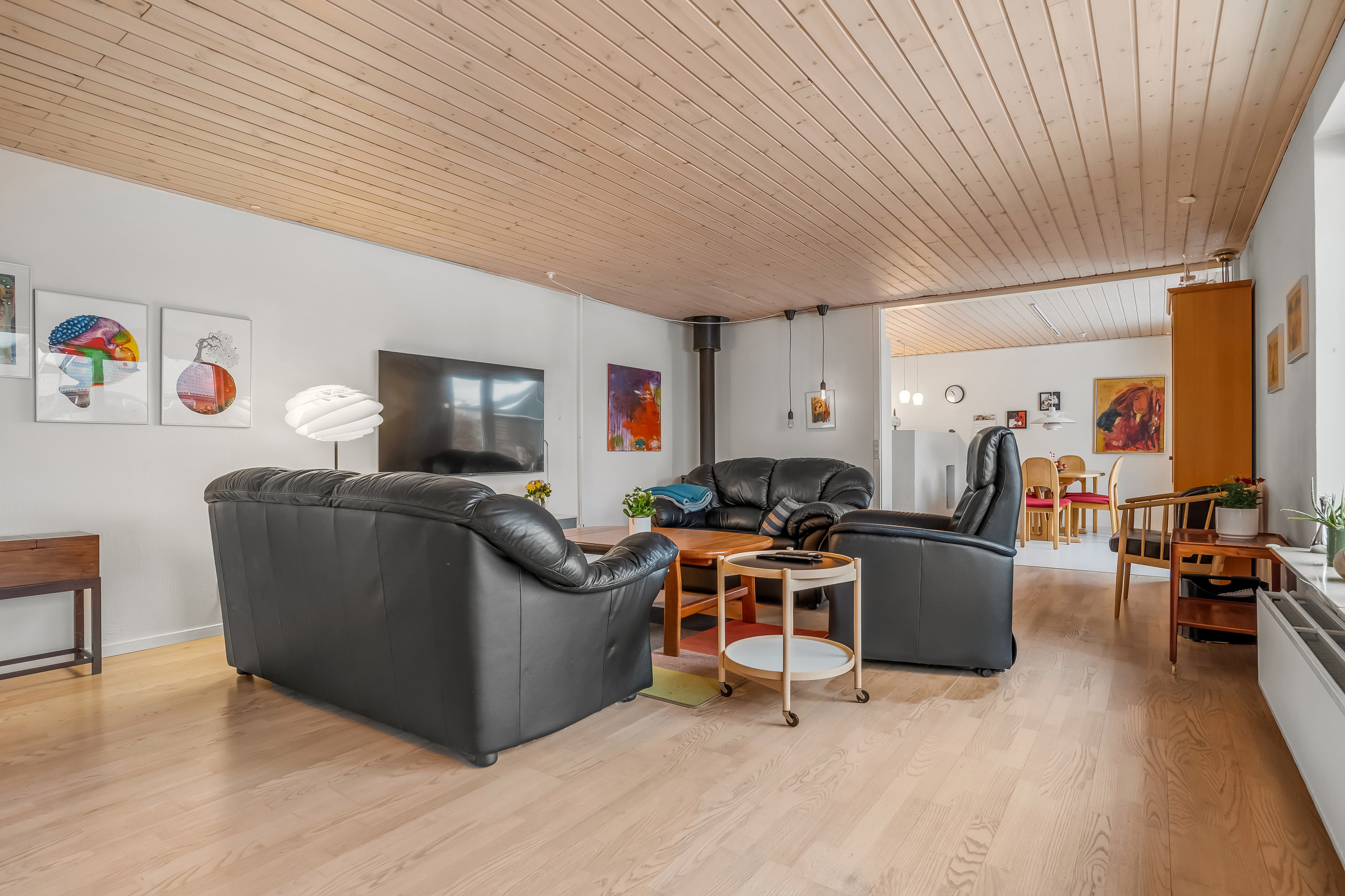 Fremhævet stue billede i fuldskærmstilstand. Billede af Leharsvej 4, 7500 Holstebro