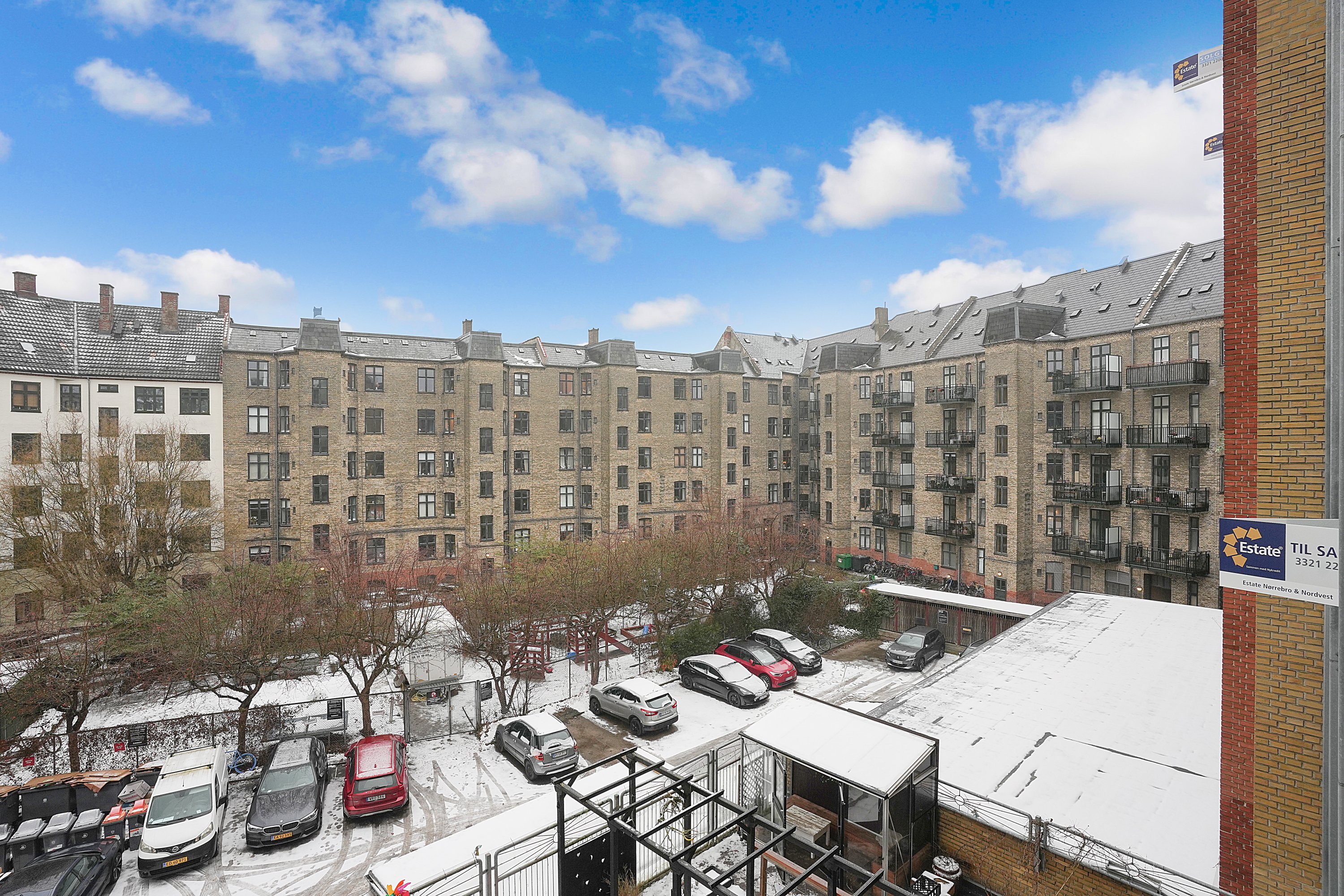 Fremhævet gårdmiljø billede i fuldskærmstilstand. Billede af Jagtvej 141, 3. a., 2200 København N