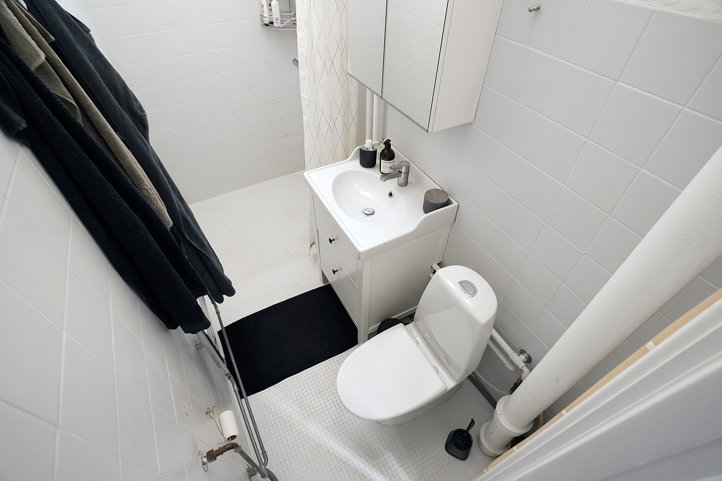 Fremhævet badeværelse billede i fuldskærmstilstand. Billede af Jagtvej 141, 3. a., 2200 København N