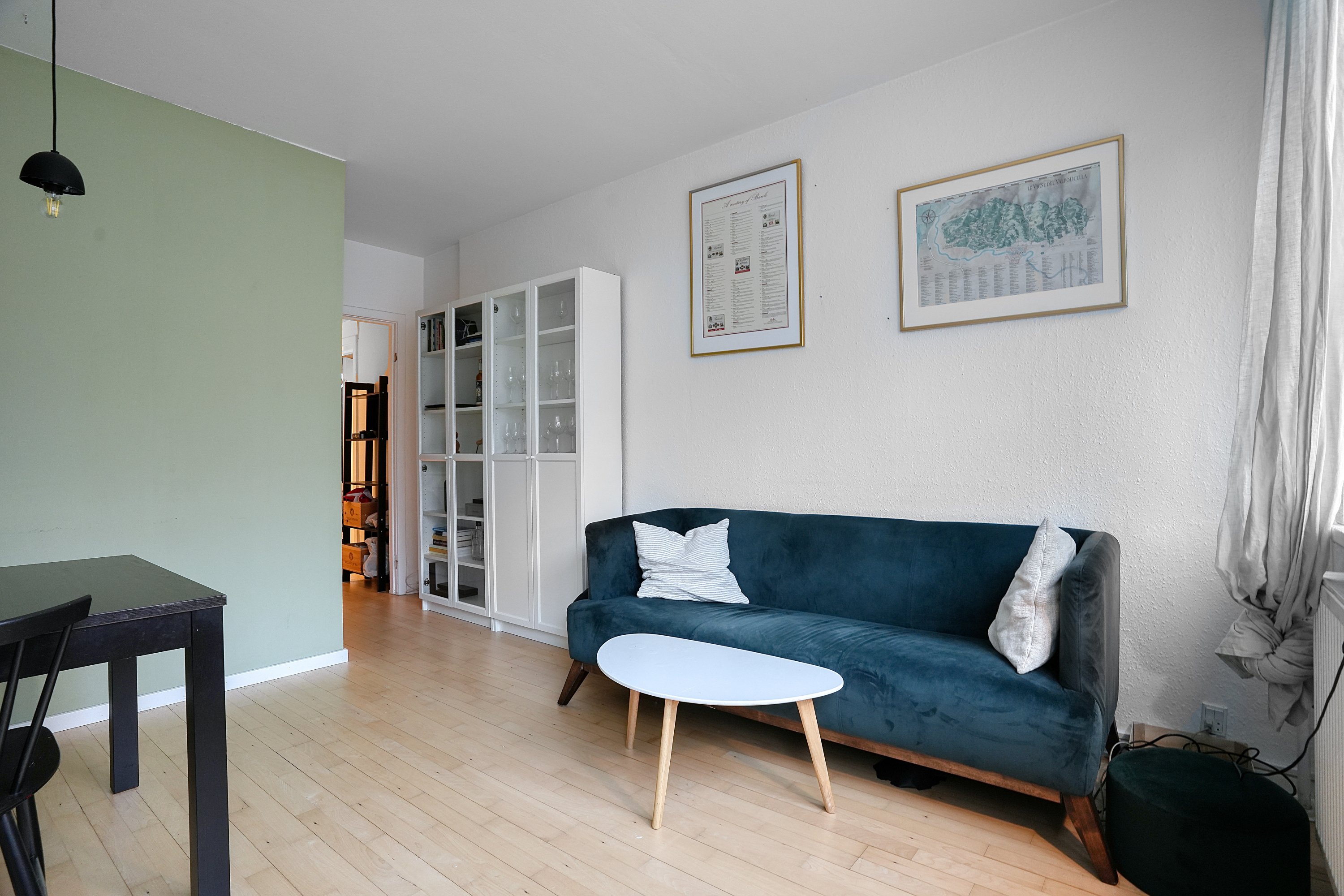 Fremhævet stue billede i fuldskærmstilstand. Billede af Jagtvej 141, 3. a., 2200 København N