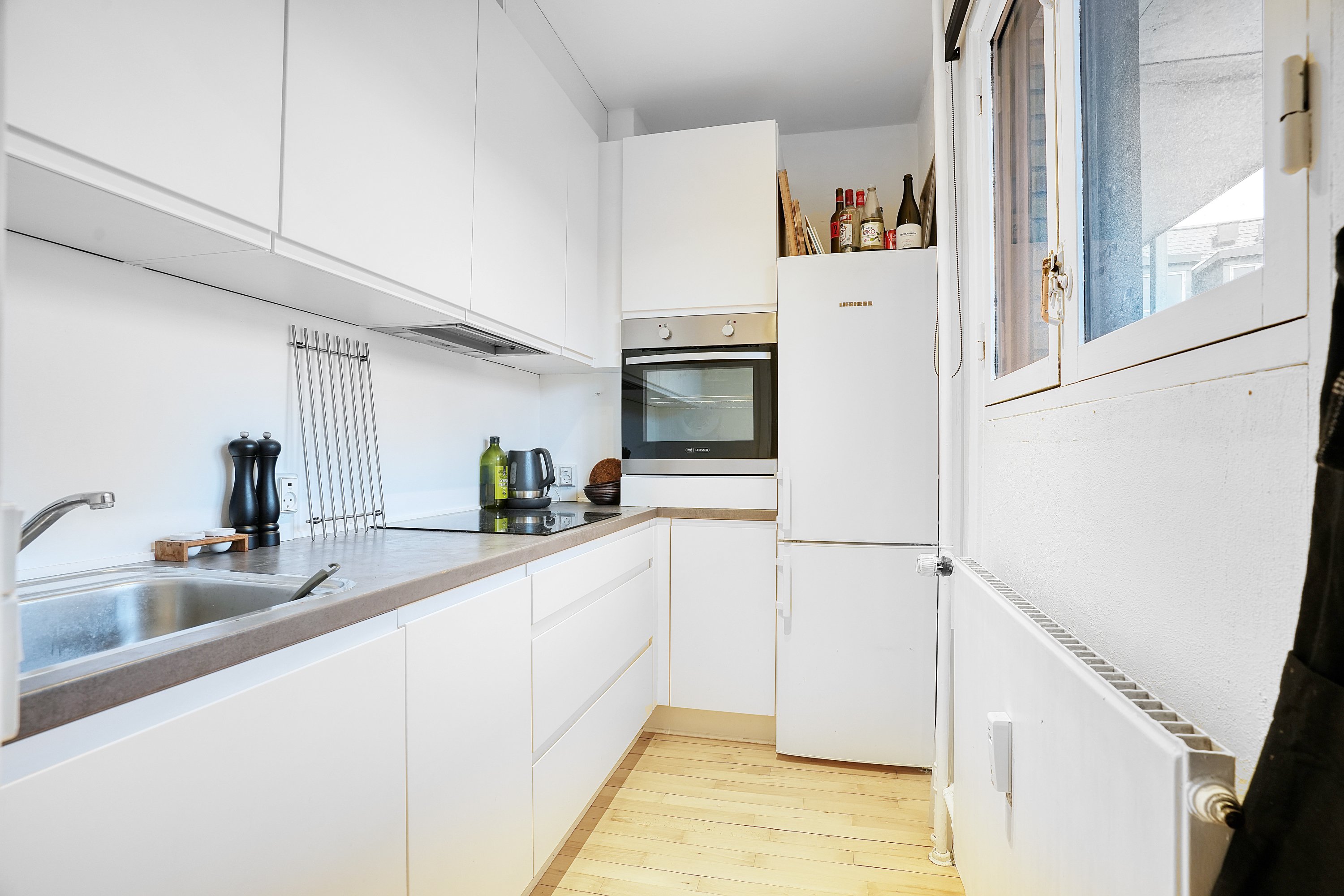 Fremhævet køkken billede i fuldskærmstilstand. Billede af Jagtvej 141, 3. a., 2200 København N