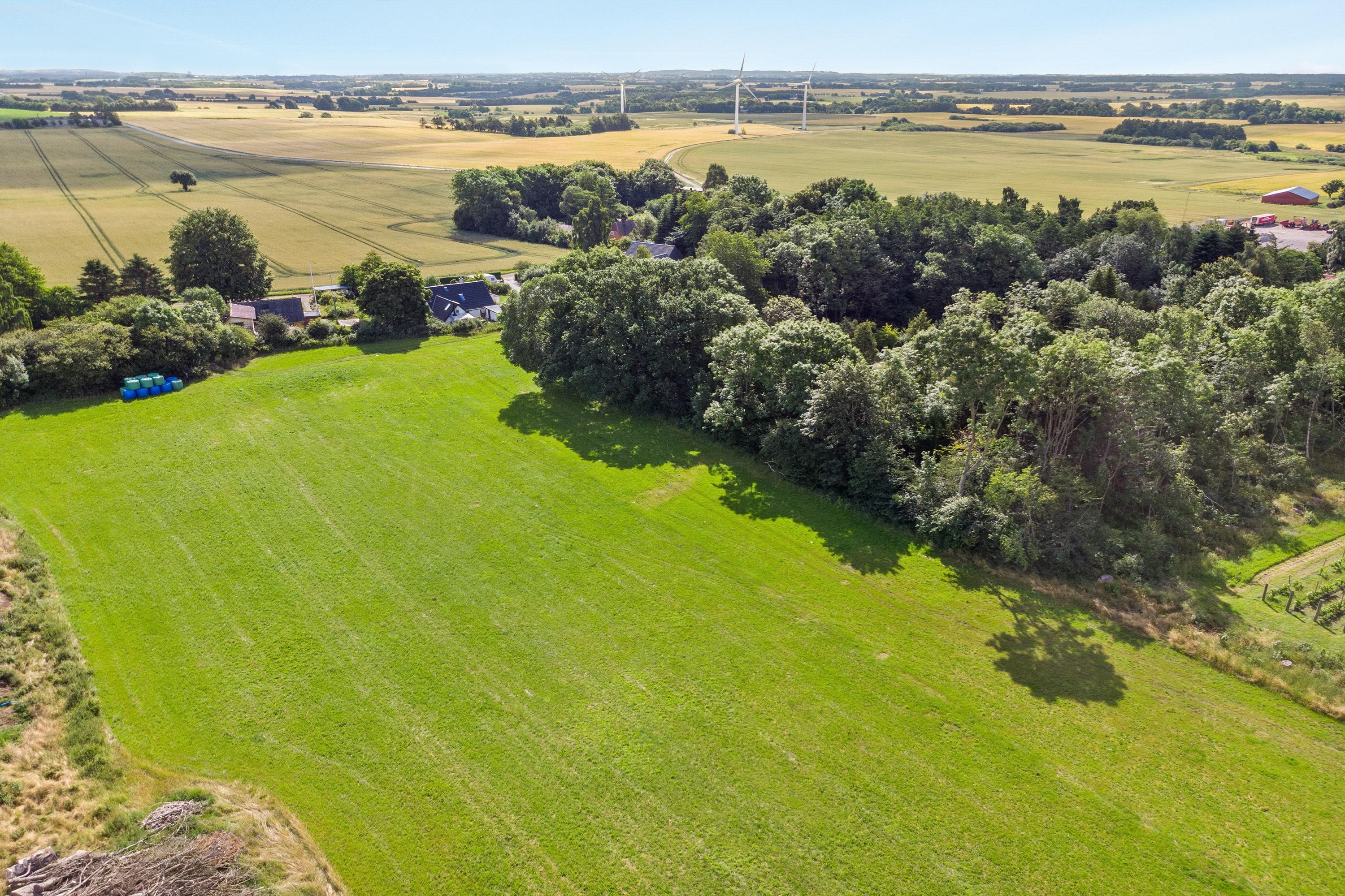 Fremhævet luftfoto billede i fuldskærmstilstand. Billede af Flemmingvej 22, 8762 Flemming