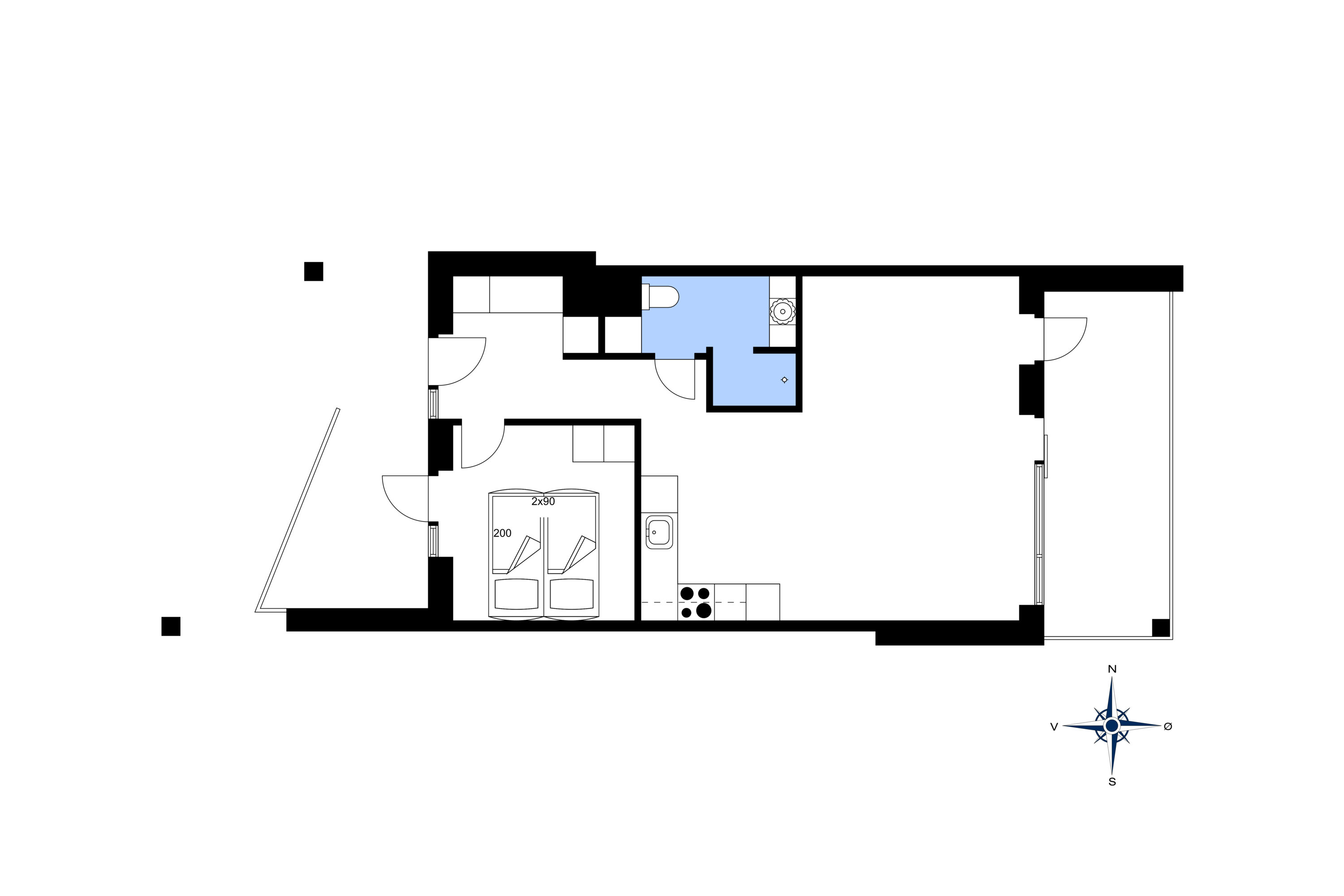 Plantegninger billede af Mamrelund 6, 2. a., 6960 Hvide Sande