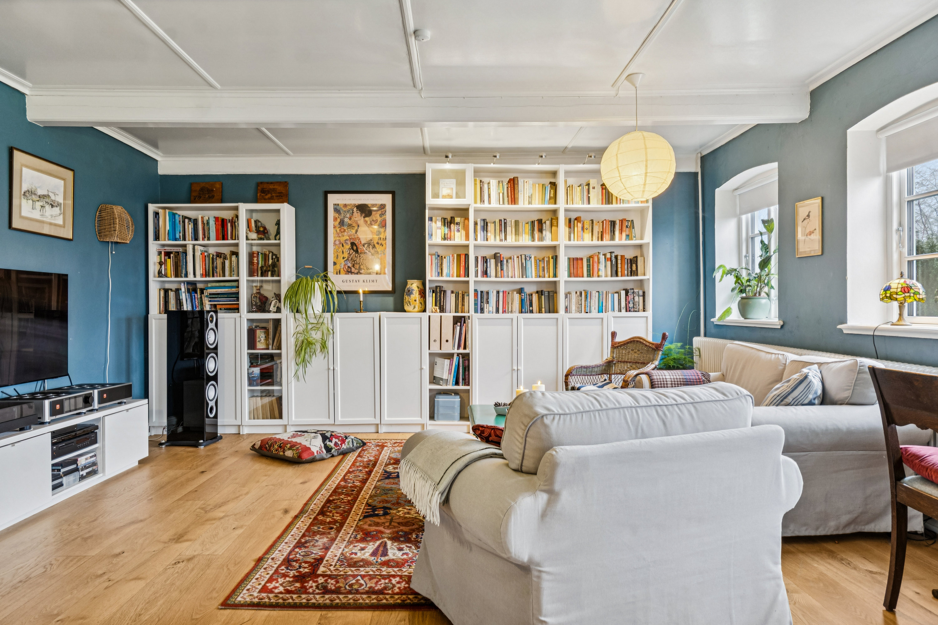 Fremhævet stue billede i fuldskærmstilstand. Billede af Ll. Stokkebyvej 4, 5970 Ærøskøbing