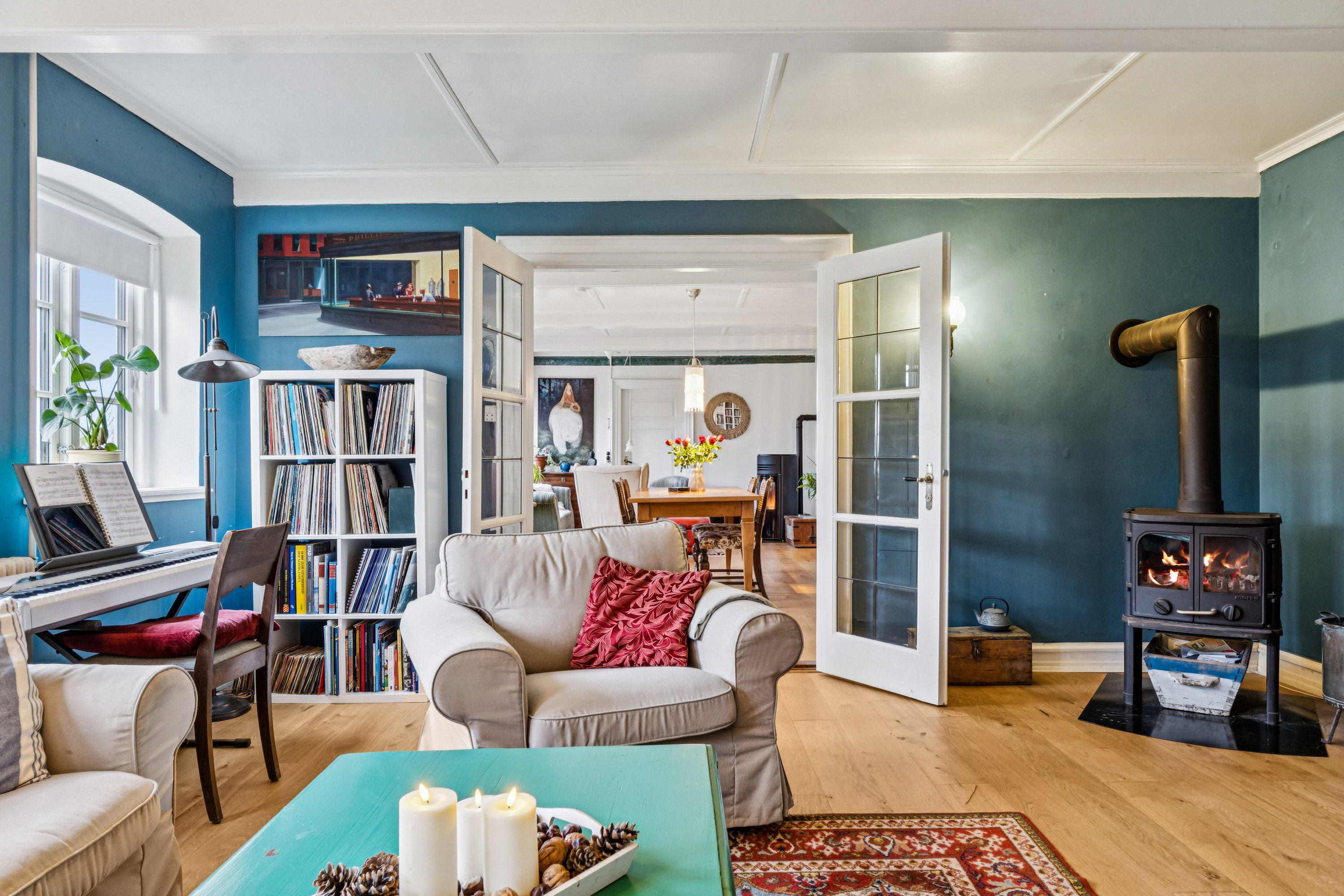 Fremhævet stue billede i fuldskærmstilstand. Billede af Ll. Stokkebyvej 4, 5970 Ærøskøbing