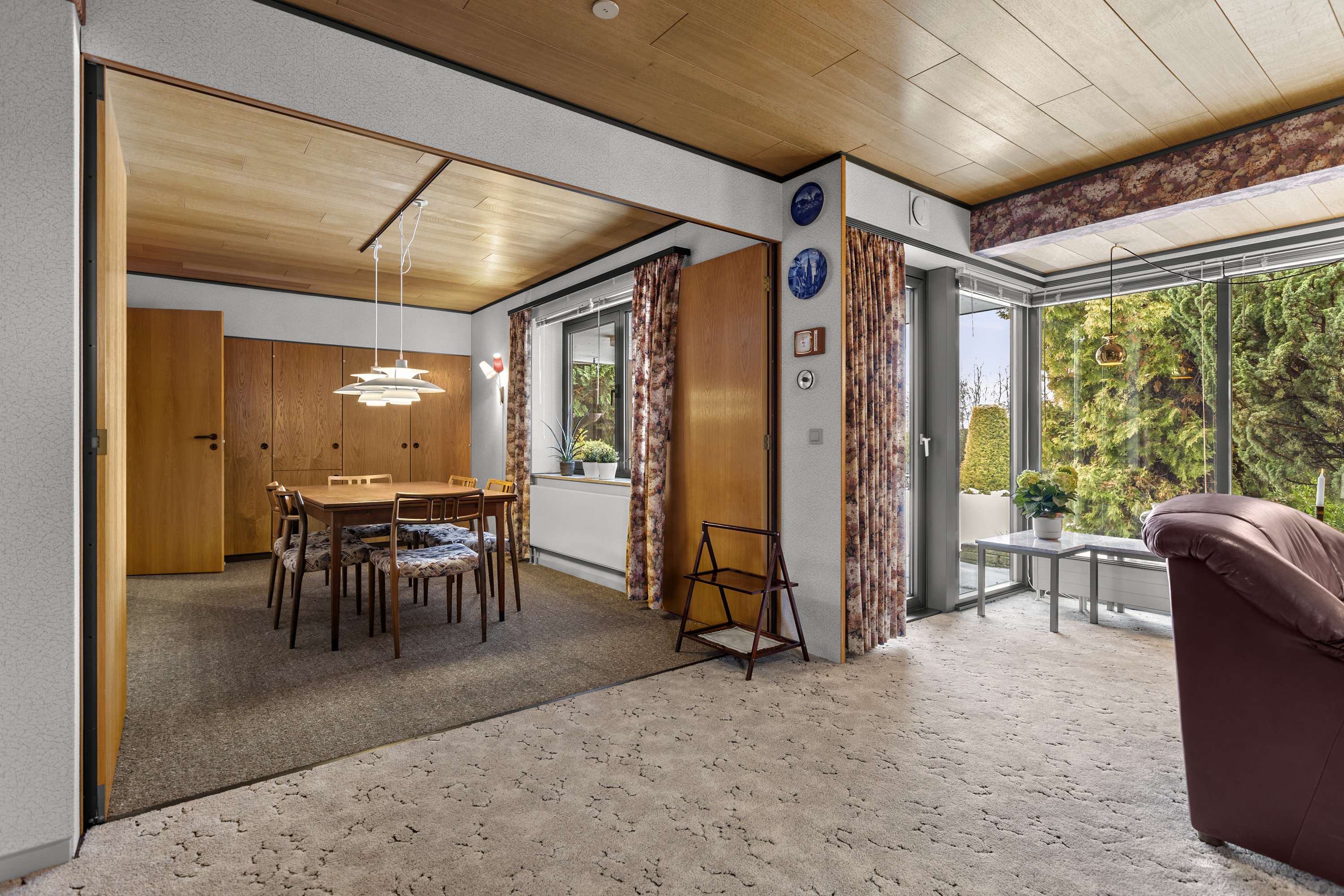 Fremhævet stue billede i fuldskærmstilstand. Billede af Søndre Parkvej 8, 4100 Ringsted