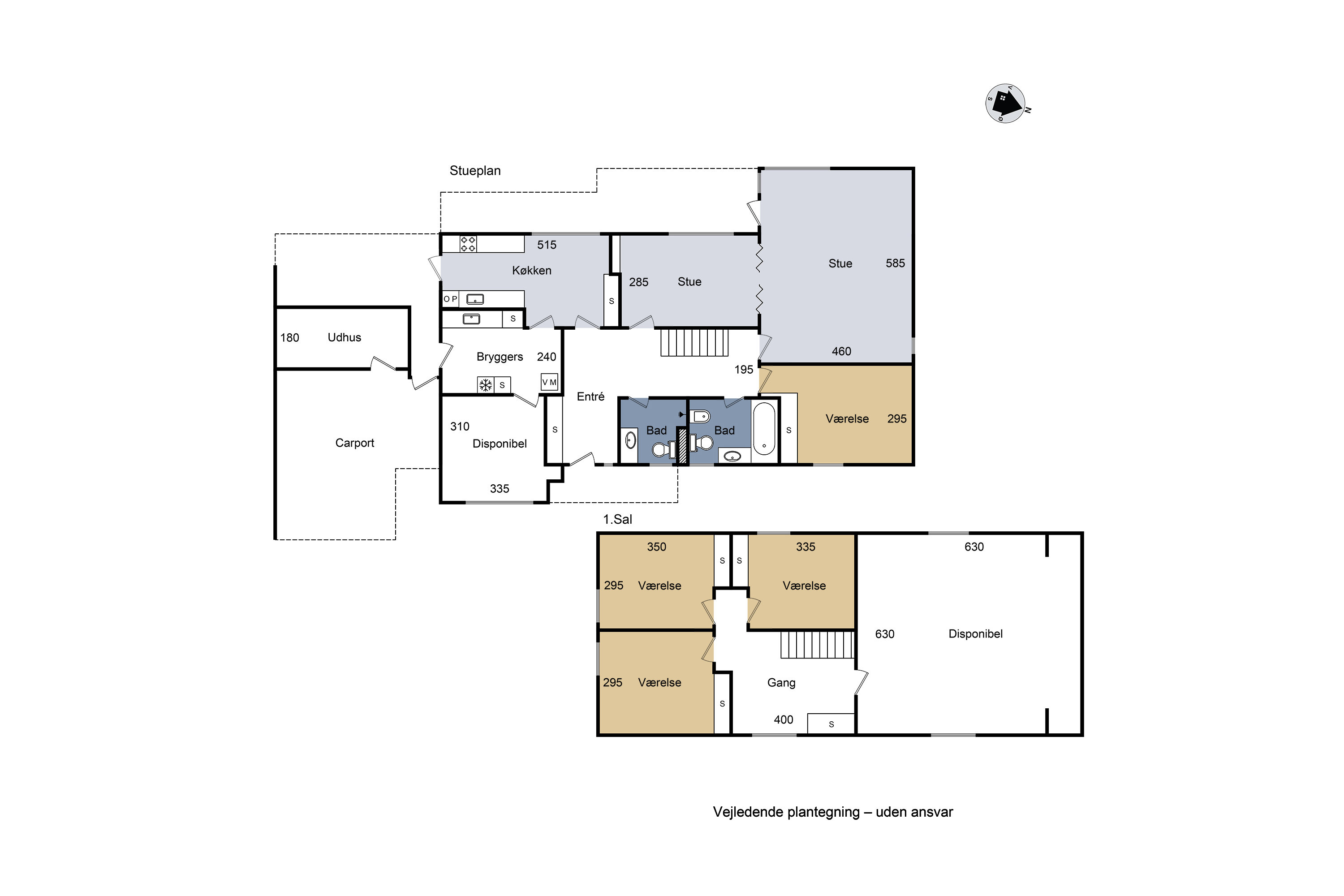 Plantegninger billede af Søndre Parkvej 8, 4100 Ringsted
