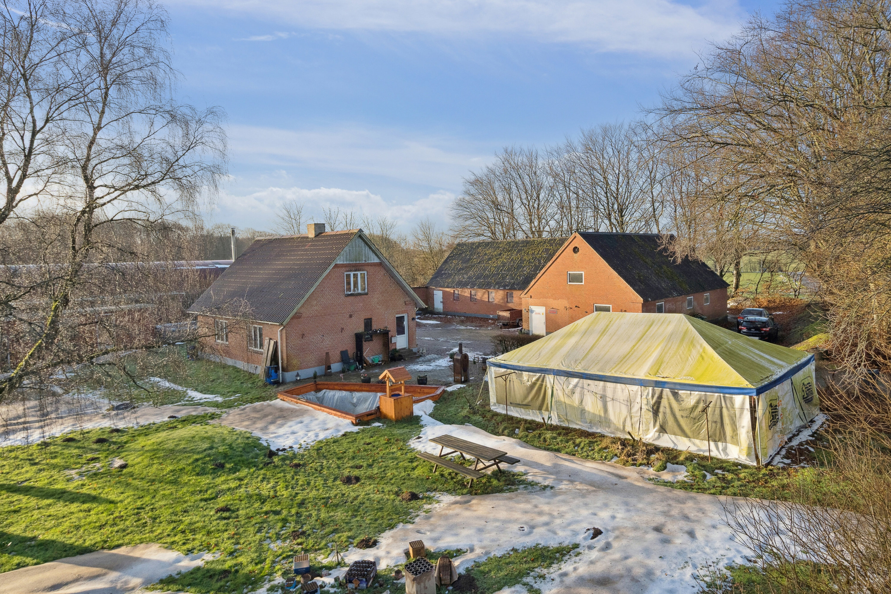 Villa: Udendørs på Knudsbølvej 15, Bølling, 6040 Egtved