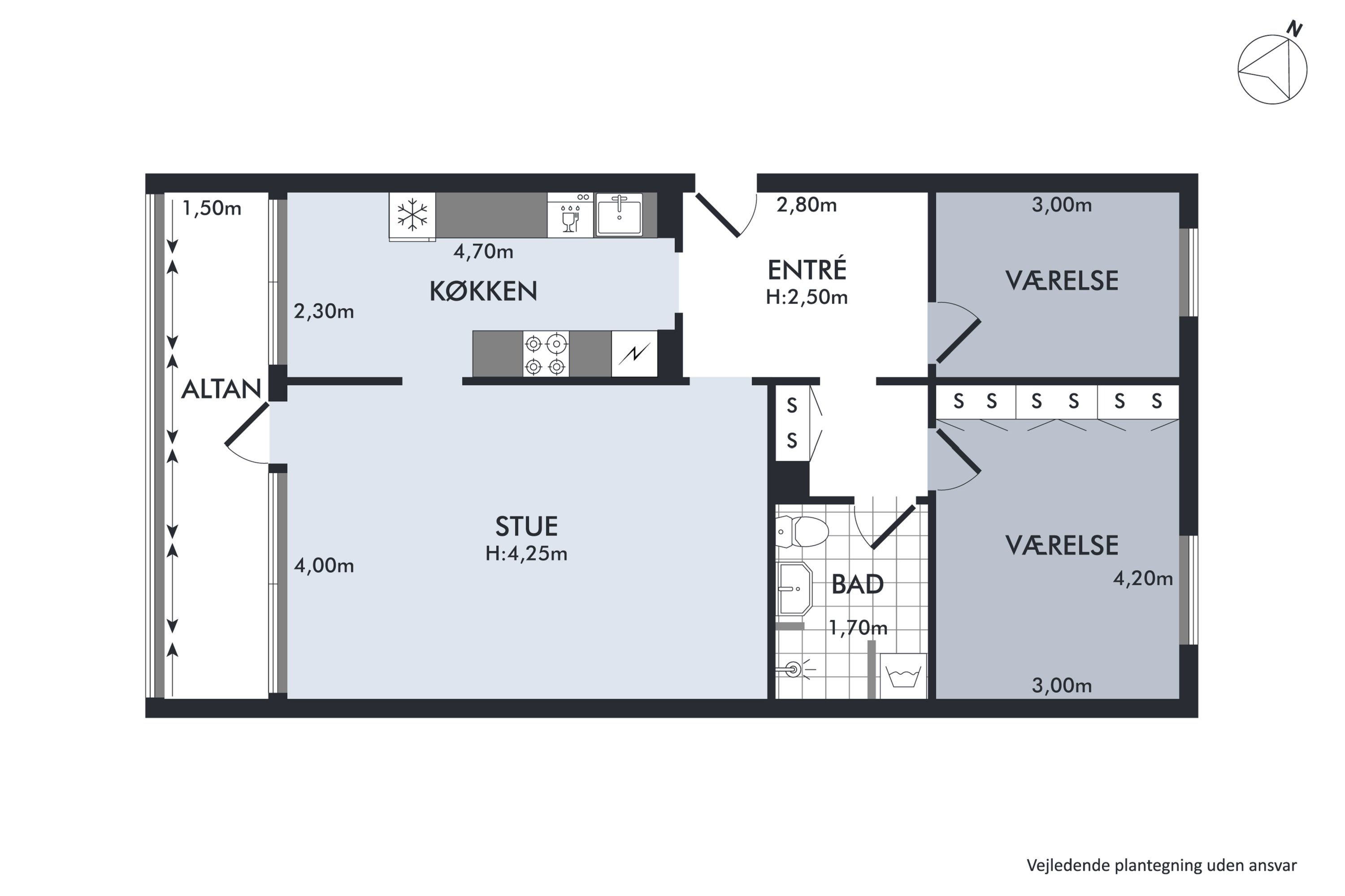 Plantegninger billede af Lindebo 25, st.. 148., 2630 Taastrup