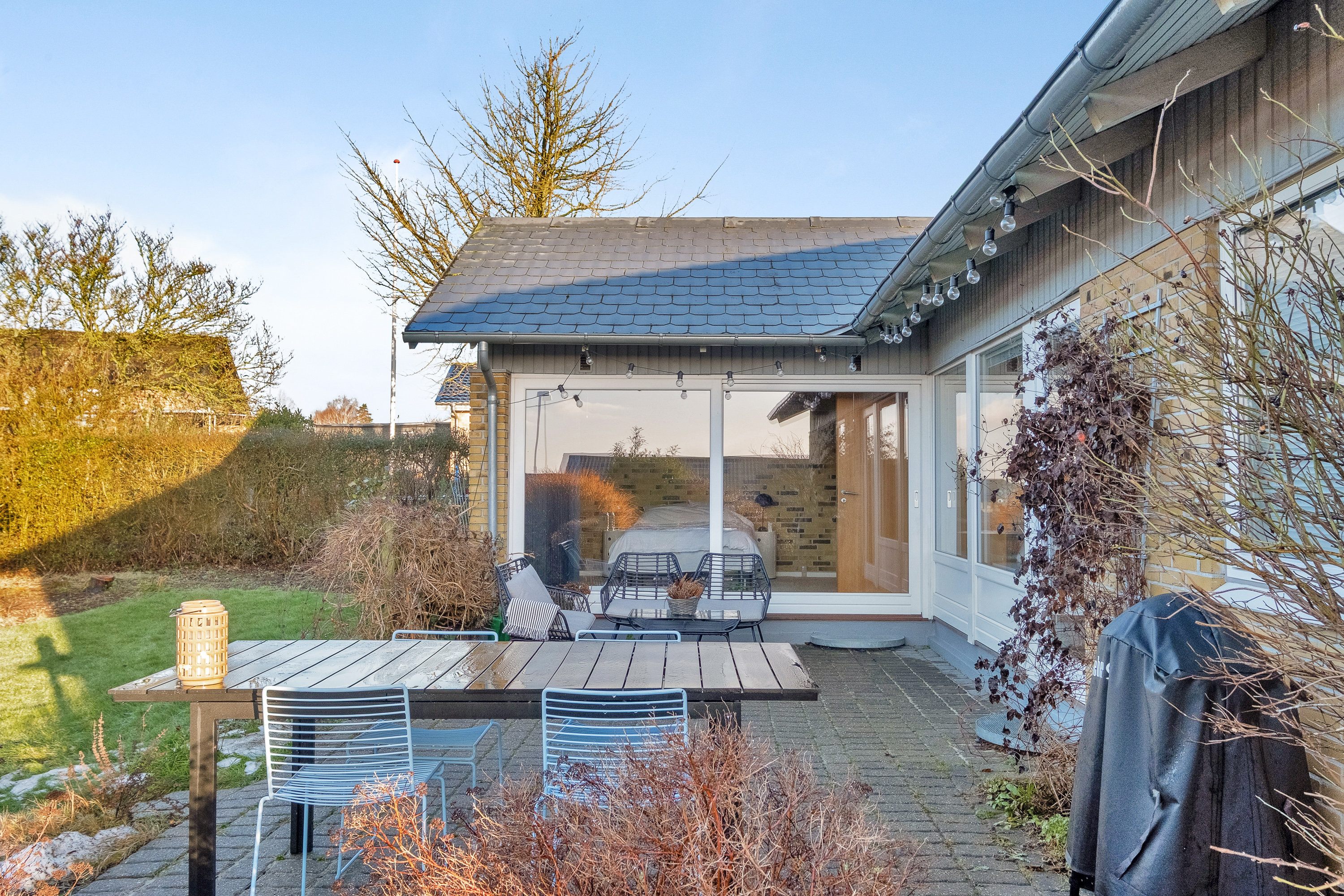 Fremhævet terrasse billede i fuldskærmstilstand. Billede af Spergelbakken 7, 8520 Lystrup