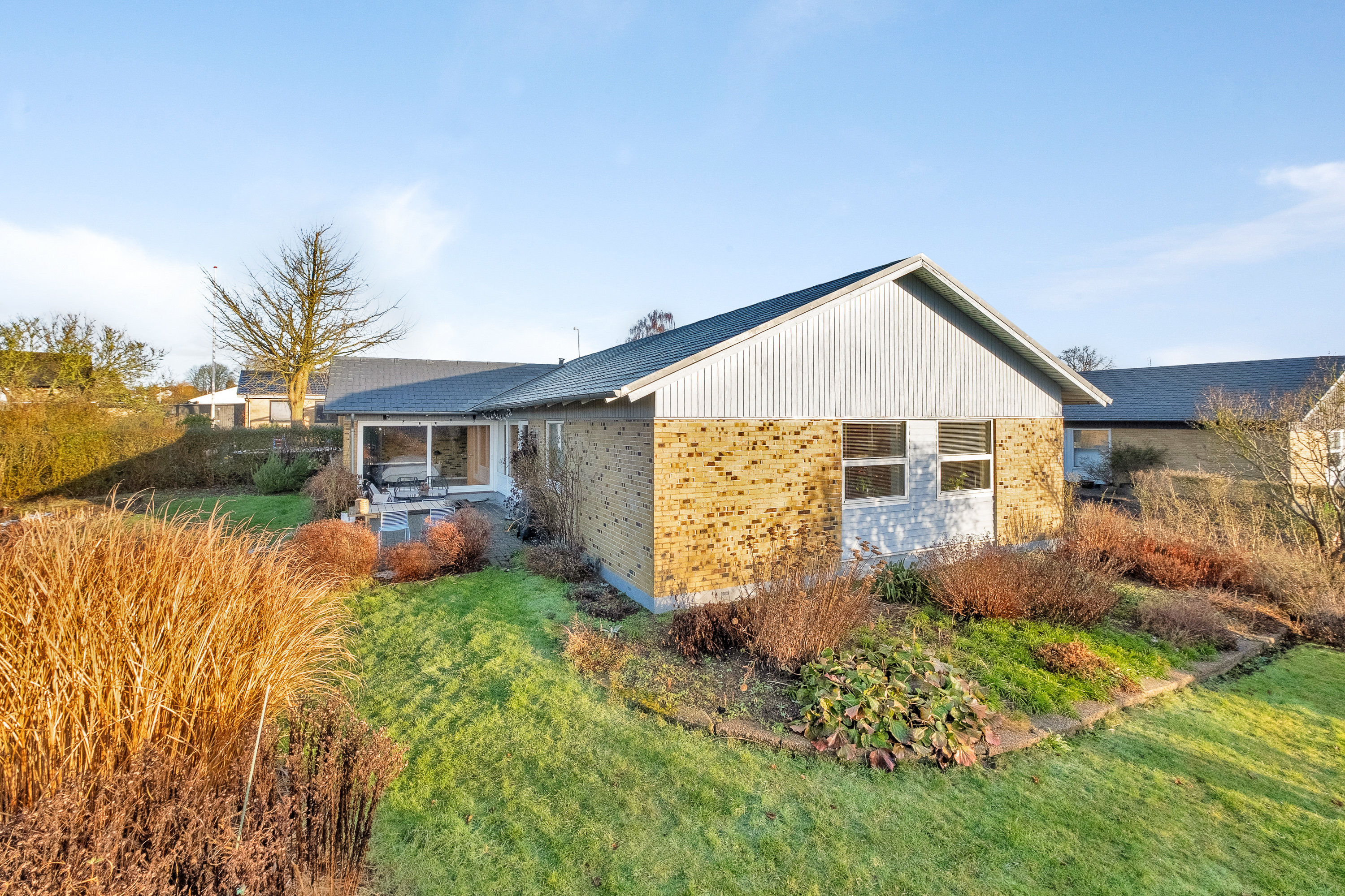 Villa: Facade på Spergelbakken 7, 8520 Lystrup