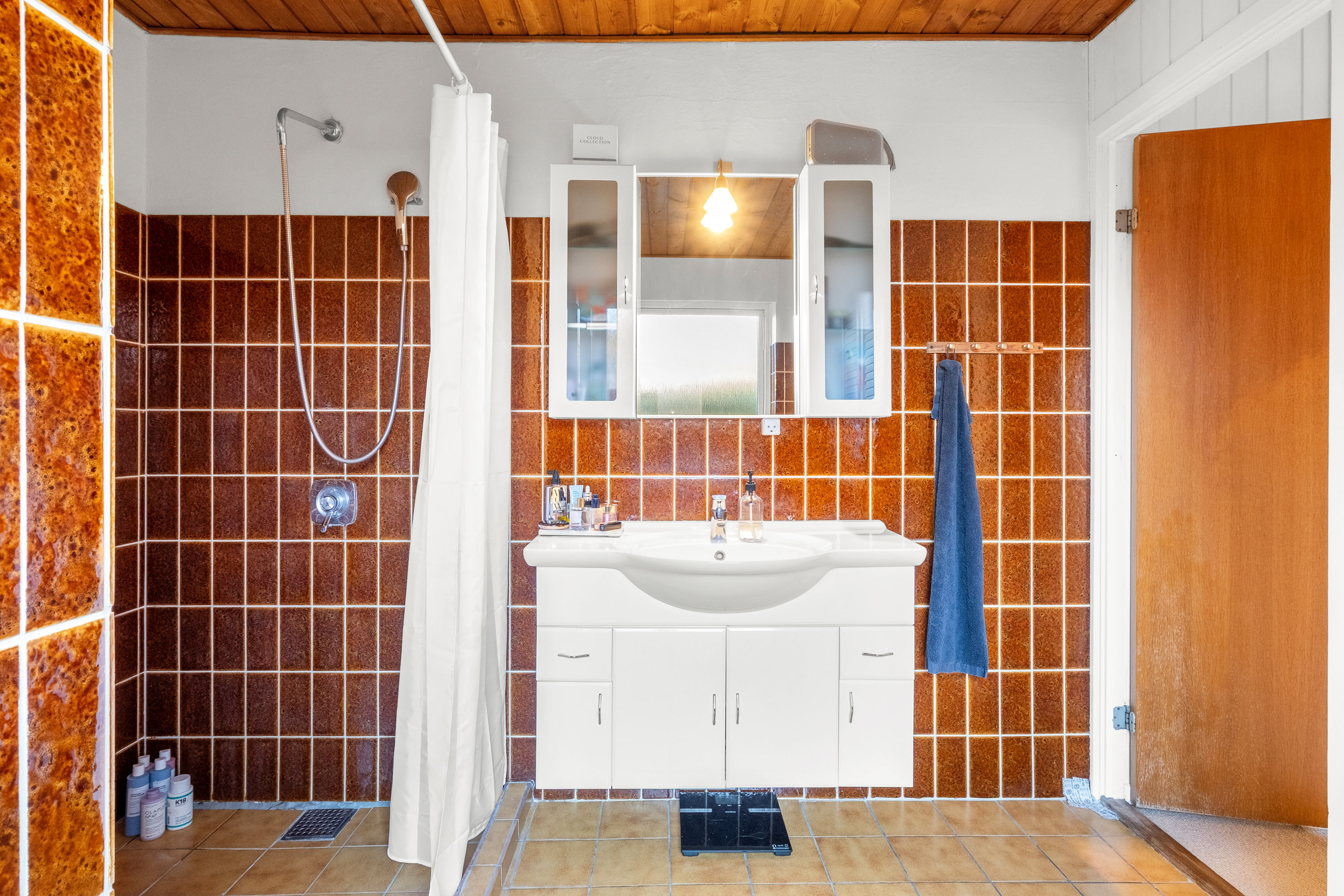 Fremhævet badeværelse billede i fuldskærmstilstand. Billede af Spergelbakken 7, 8520 Lystrup