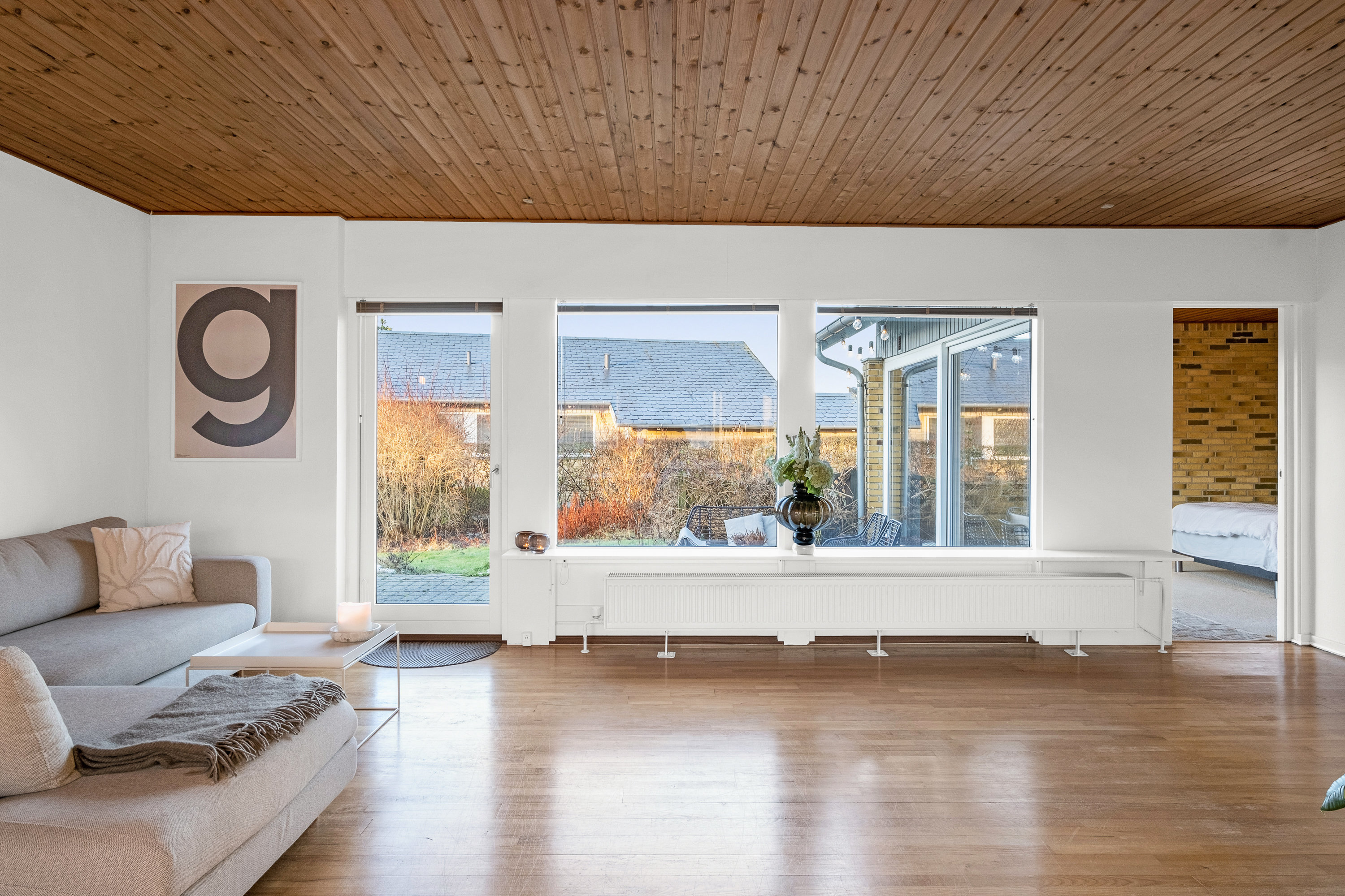 Fremhævet stue billede i fuldskærmstilstand. Billede af Spergelbakken 7, 8520 Lystrup