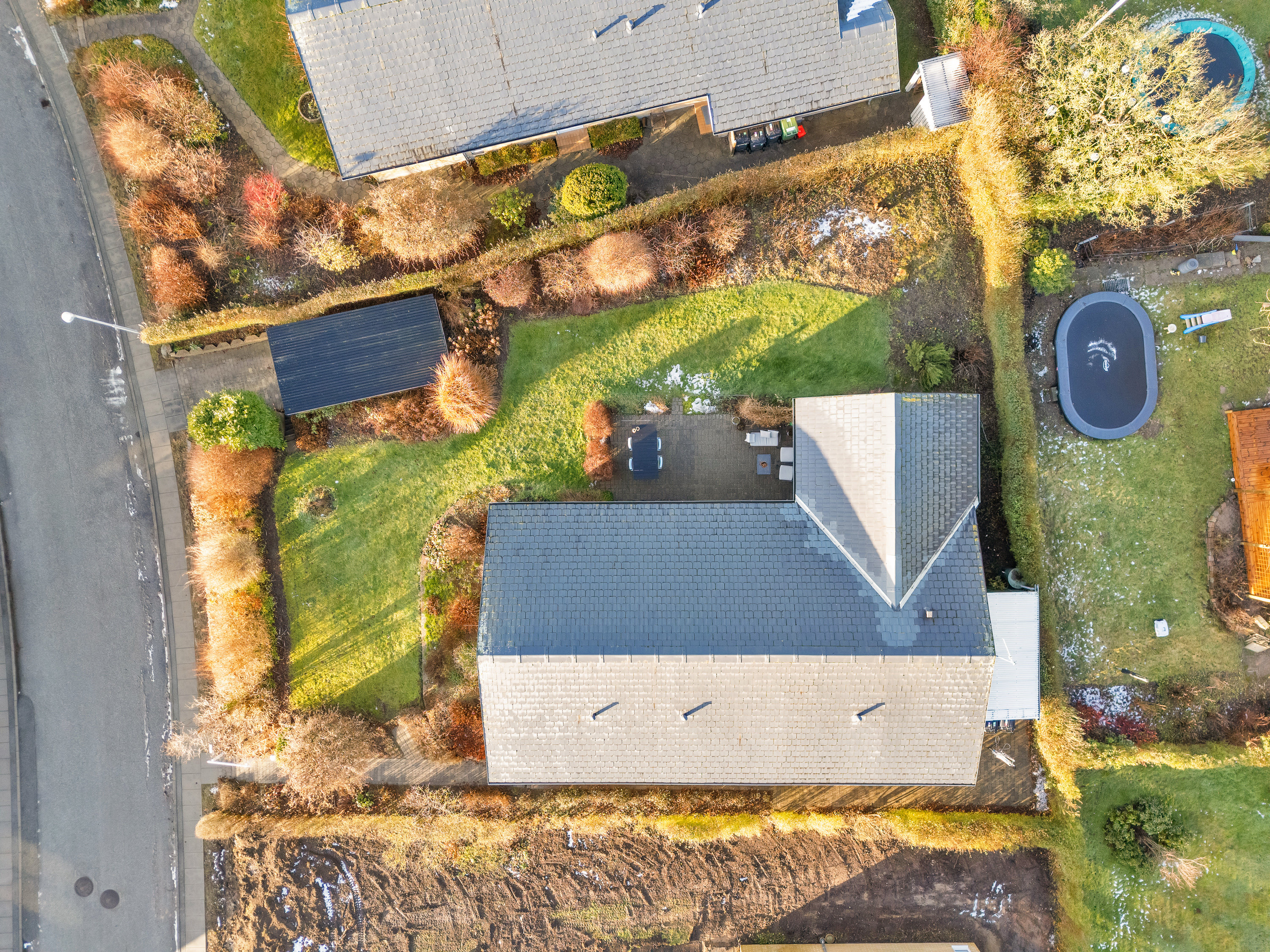 Miniaturebillede 2: luftfoto. Billede af Spergelbakken 7, 8520 Lystrup