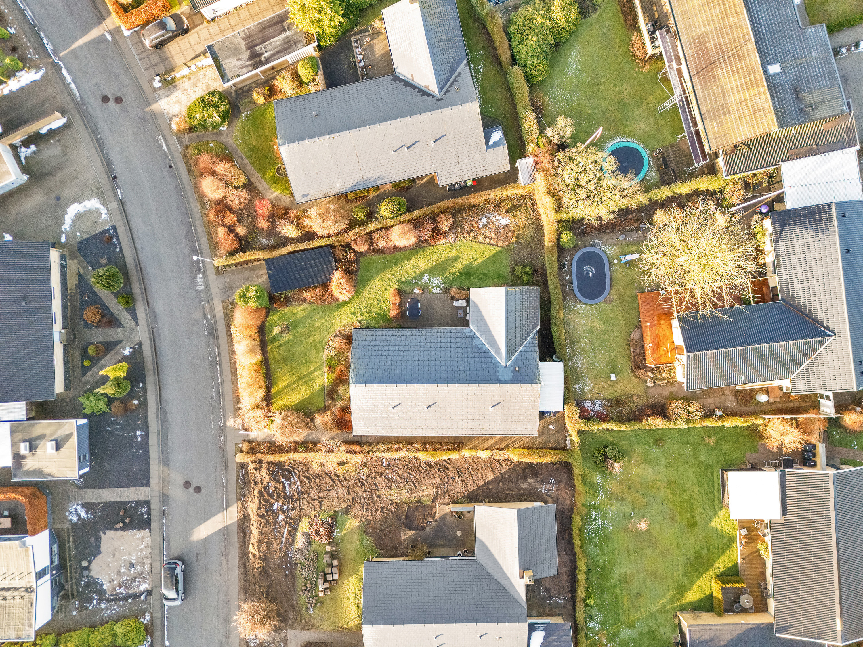 Fremhævet luftfoto billede i fuldskærmstilstand. Billede af Spergelbakken 7, 8520 Lystrup