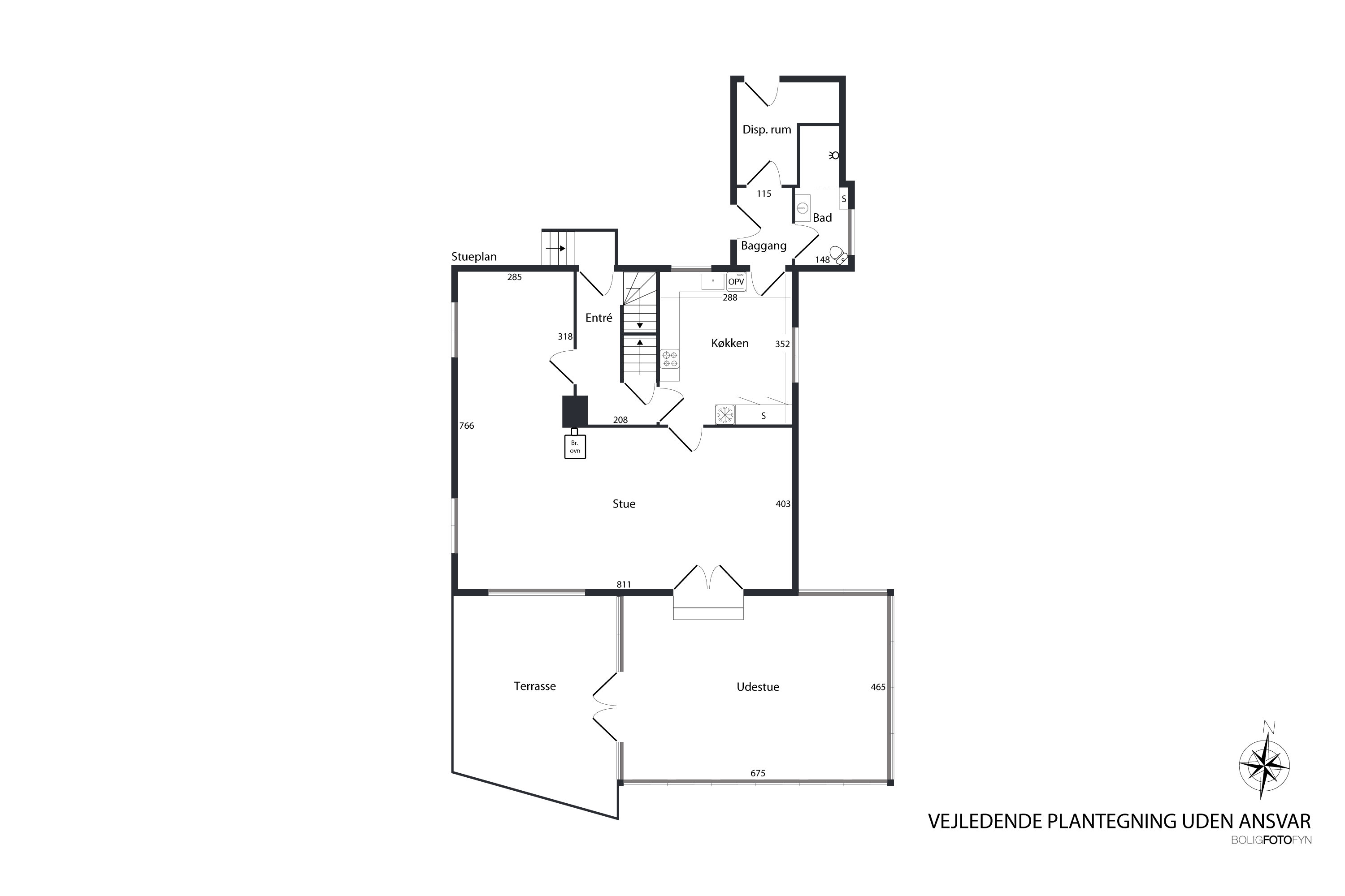 Plantegninger billede af Langæblevej 6C, Langæble, 5871 Frørup