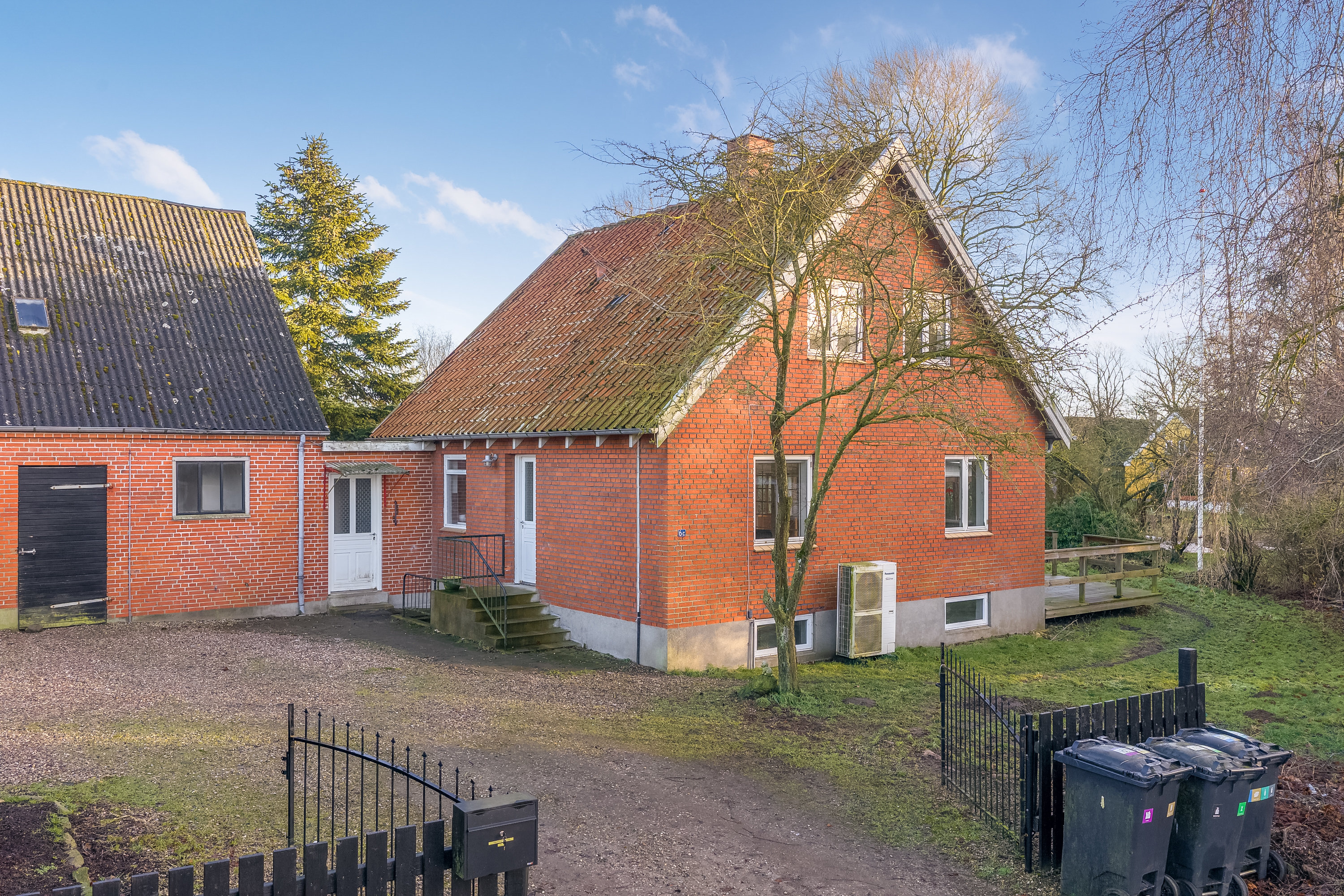 Landejendom: Facade på Langæblevej 6C, Langæble, 5871 Frørup