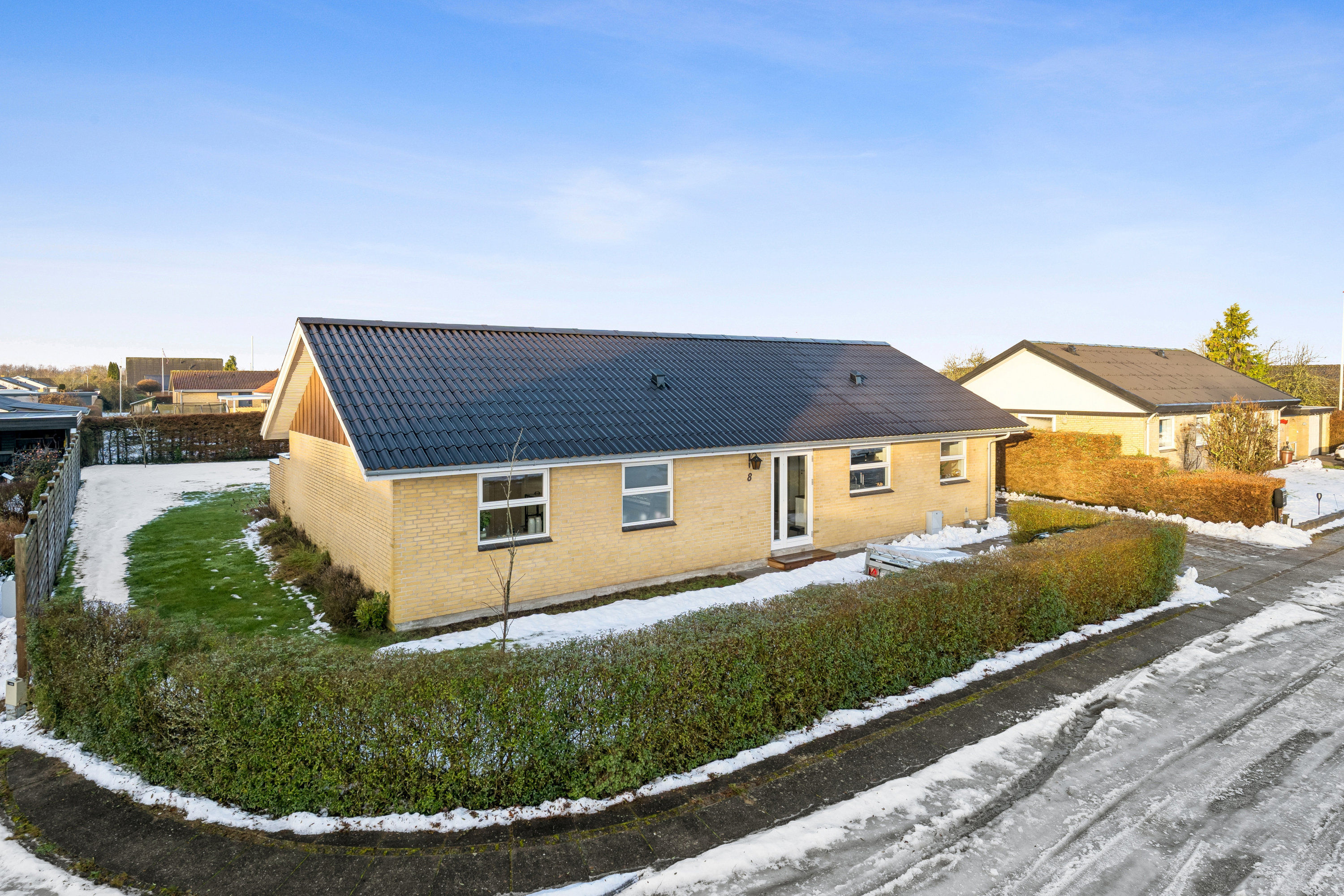 Fremhævet ejendommen billede i fuldskærmstilstand. Billede af Aakjærsvej 8, 8723 Løsning