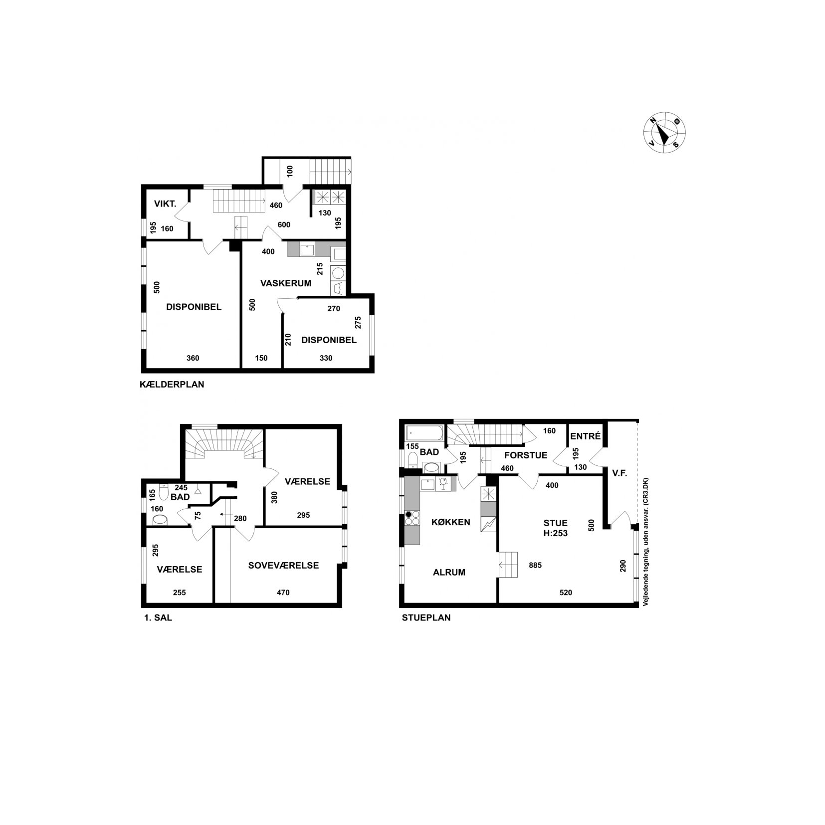 Plantegninger billede af Granbakken 8, 3400 Hillerød
