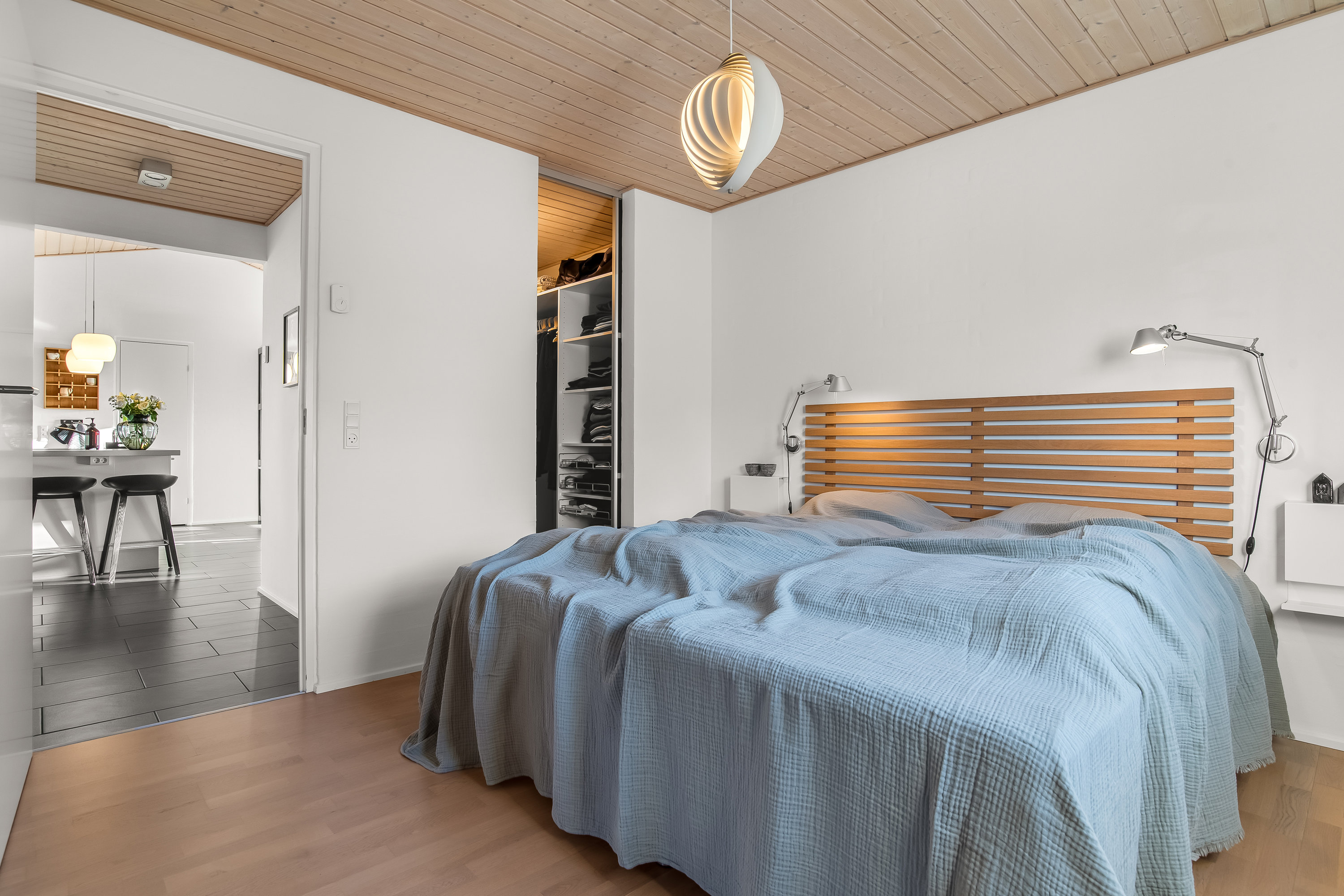 Fremhævet soveværelse billede i fuldskærmstilstand. Billede af Viborgvej 91, Mejrup, 7500 Holstebro