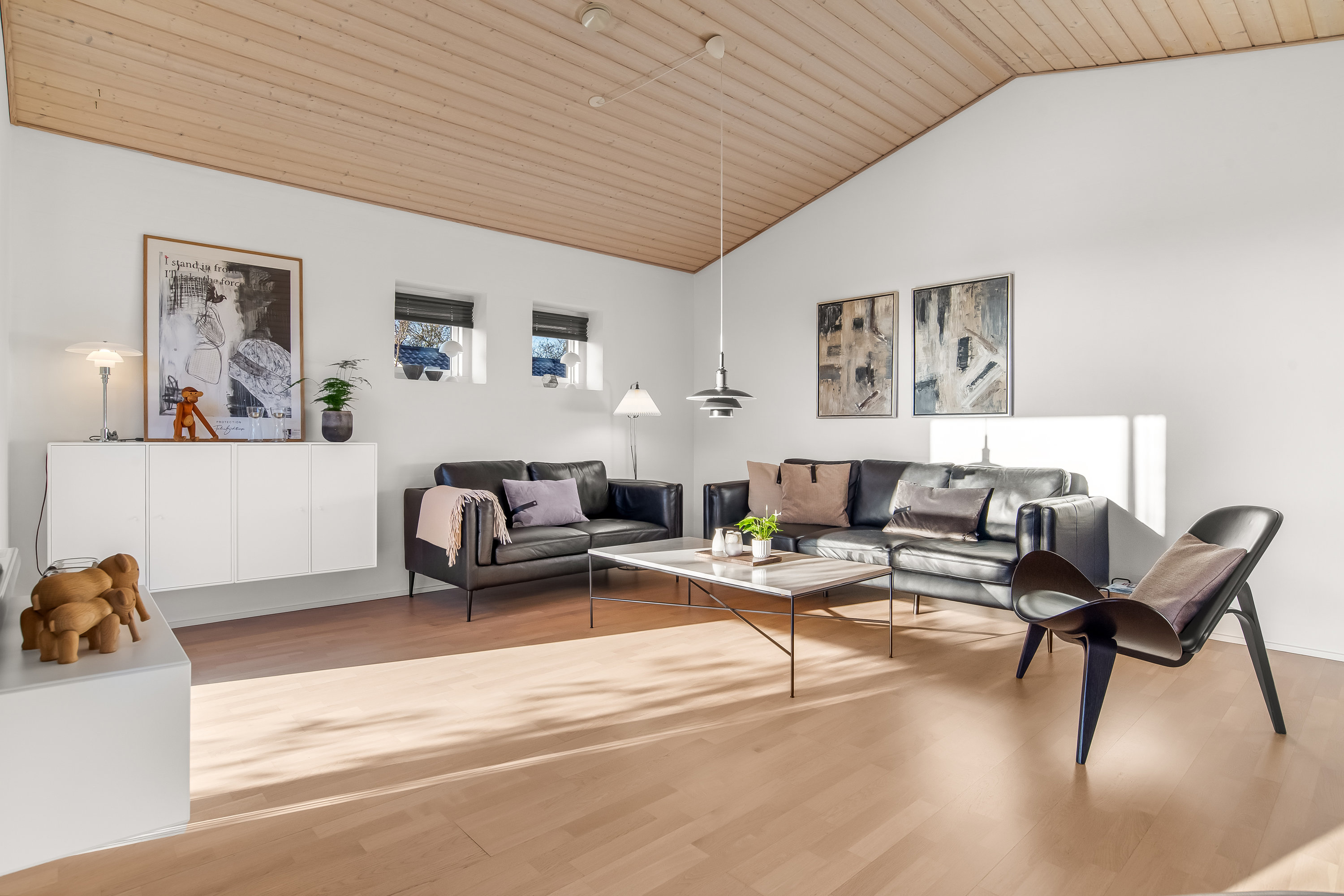 Fremhævet stue billede i fuldskærmstilstand. Billede af Viborgvej 91, Mejrup, 7500 Holstebro