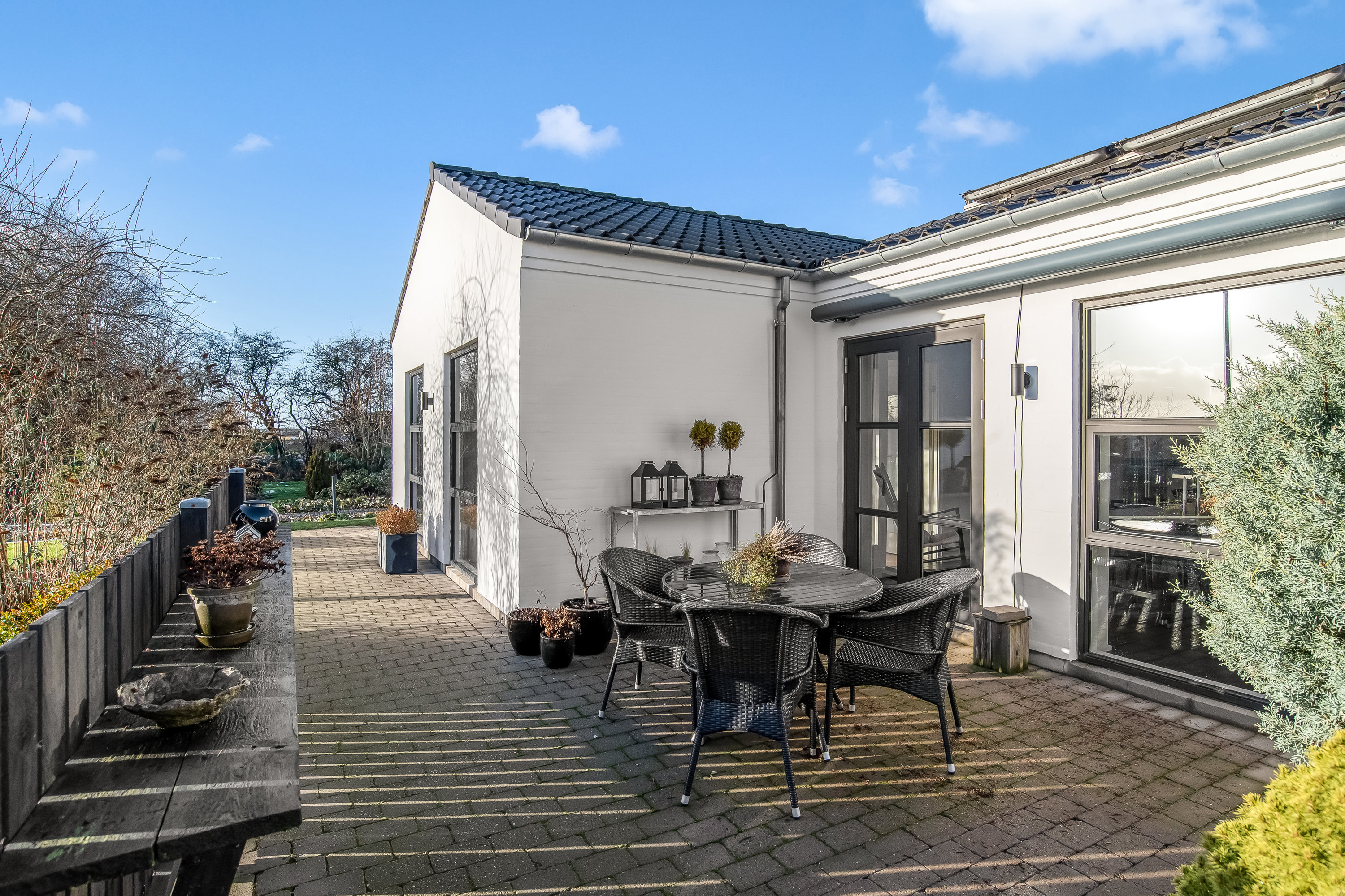 Fremhævet terrasse billede i fuldskærmstilstand. Billede af Viborgvej 91, Mejrup, 7500 Holstebro