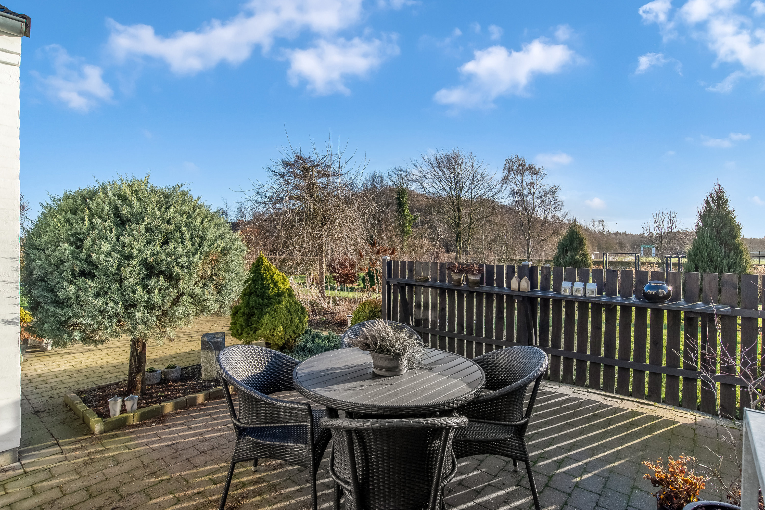 Fremhævet terrasse billede i fuldskærmstilstand. Billede af Viborgvej 91, Mejrup, 7500 Holstebro