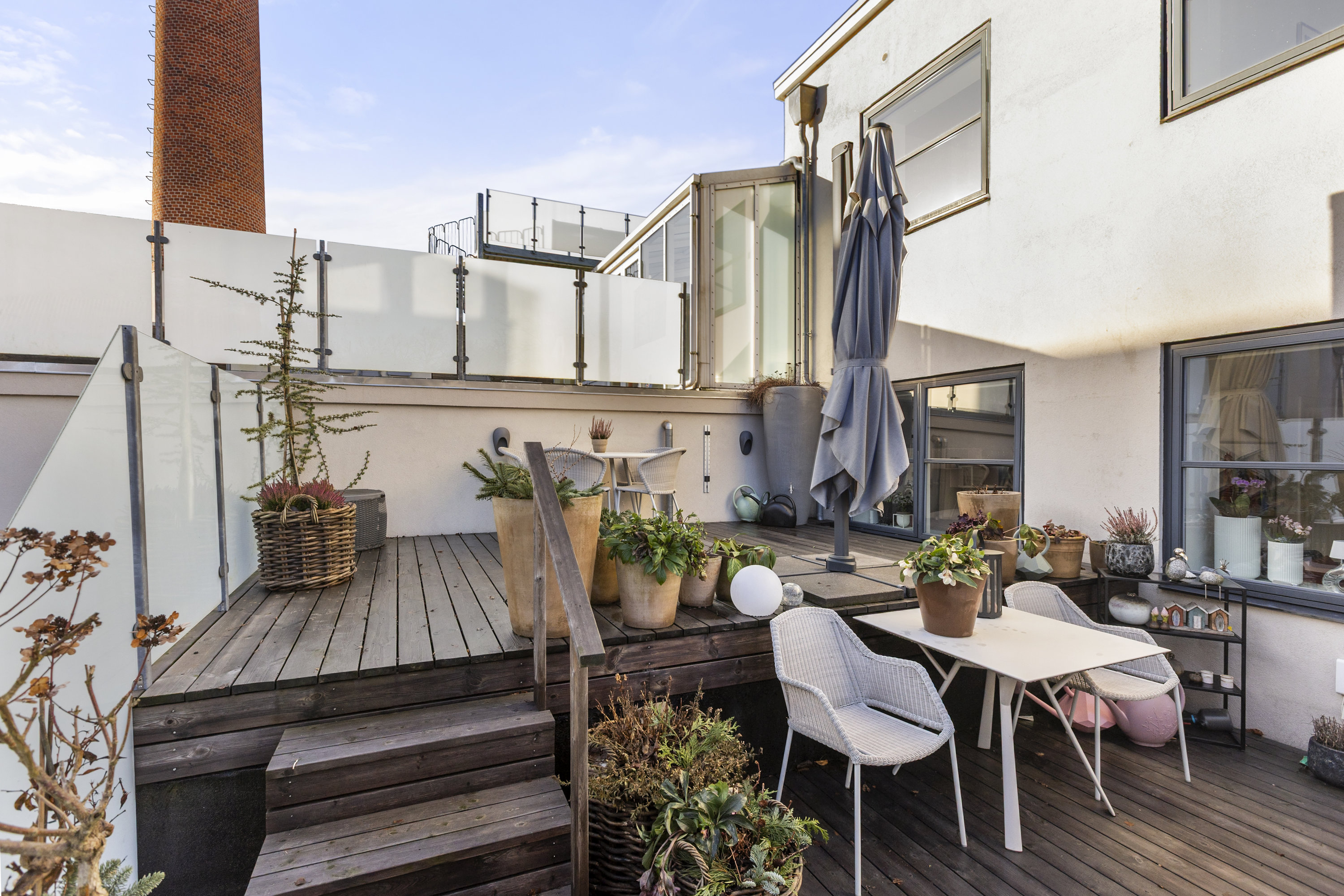 Fremhævet terrasse billede i fuldskærmstilstand. Billede af Oehlenschlægersgade 15B, 1., 4200 Slagelse