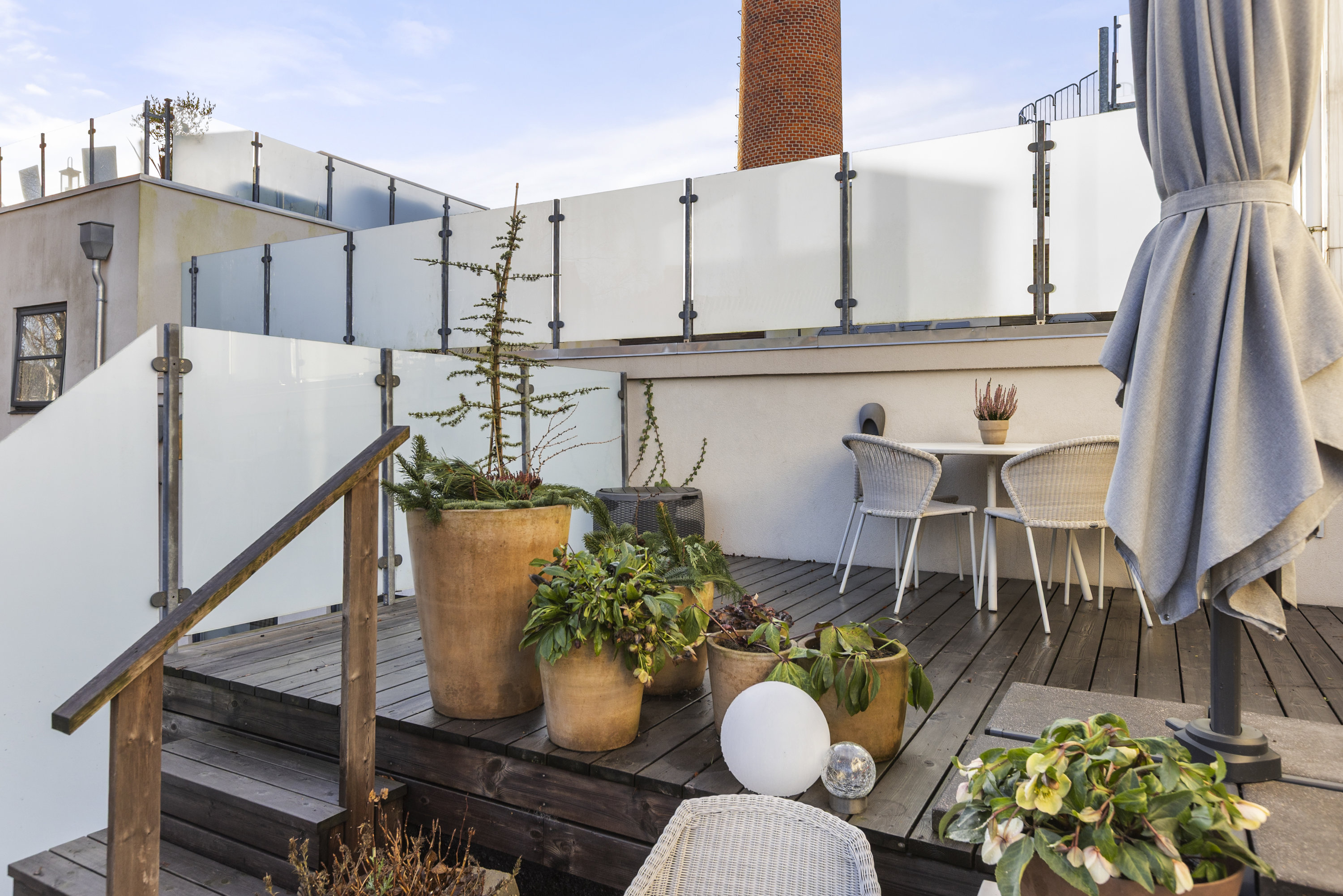 Fremhævet terrasse billede i fuldskærmstilstand. Billede af Oehlenschlægersgade 15B, 1., 4200 Slagelse