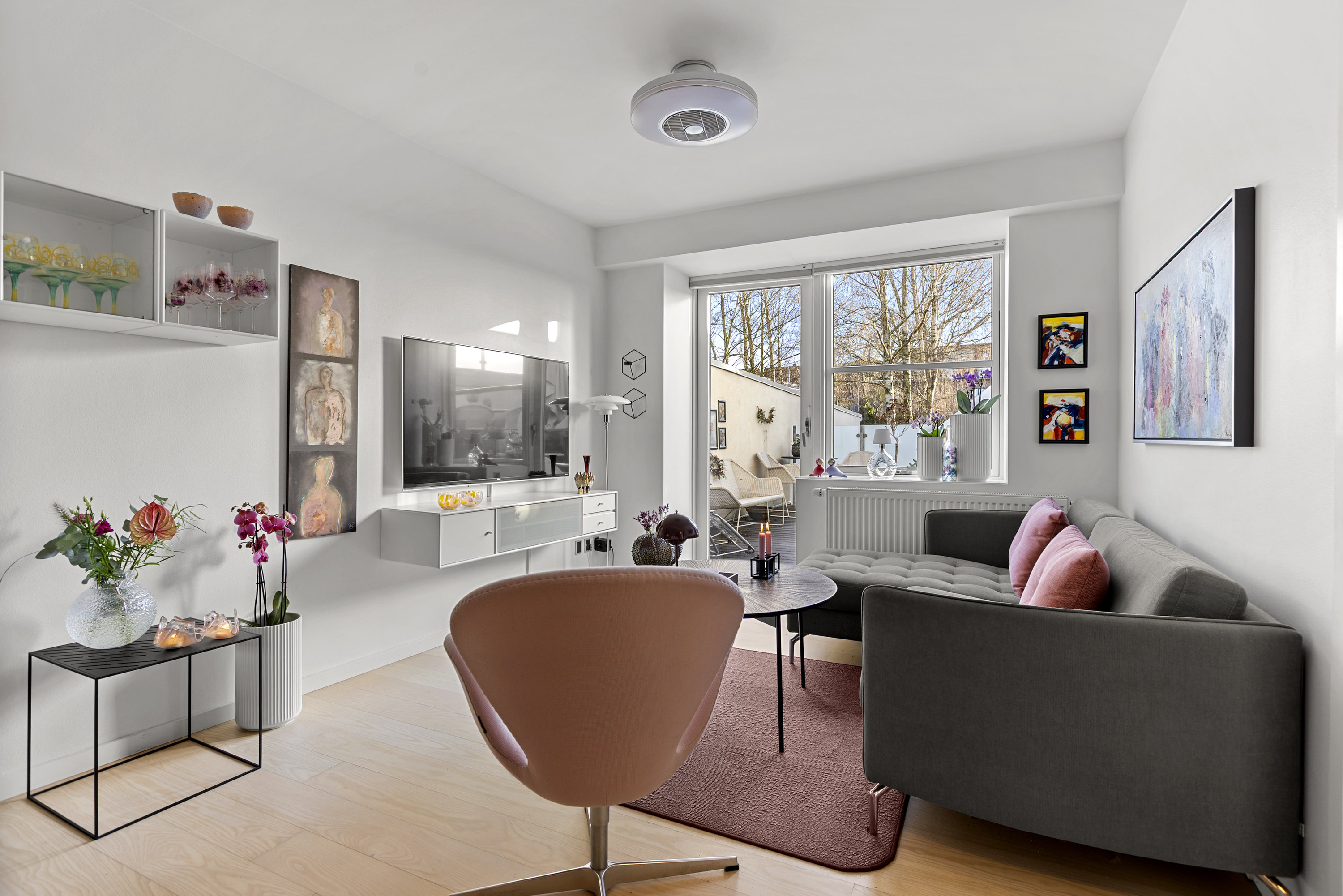 Fremhævet stue billede i fuldskærmstilstand. Billede af Oehlenschlægersgade 15B, 1., 4200 Slagelse