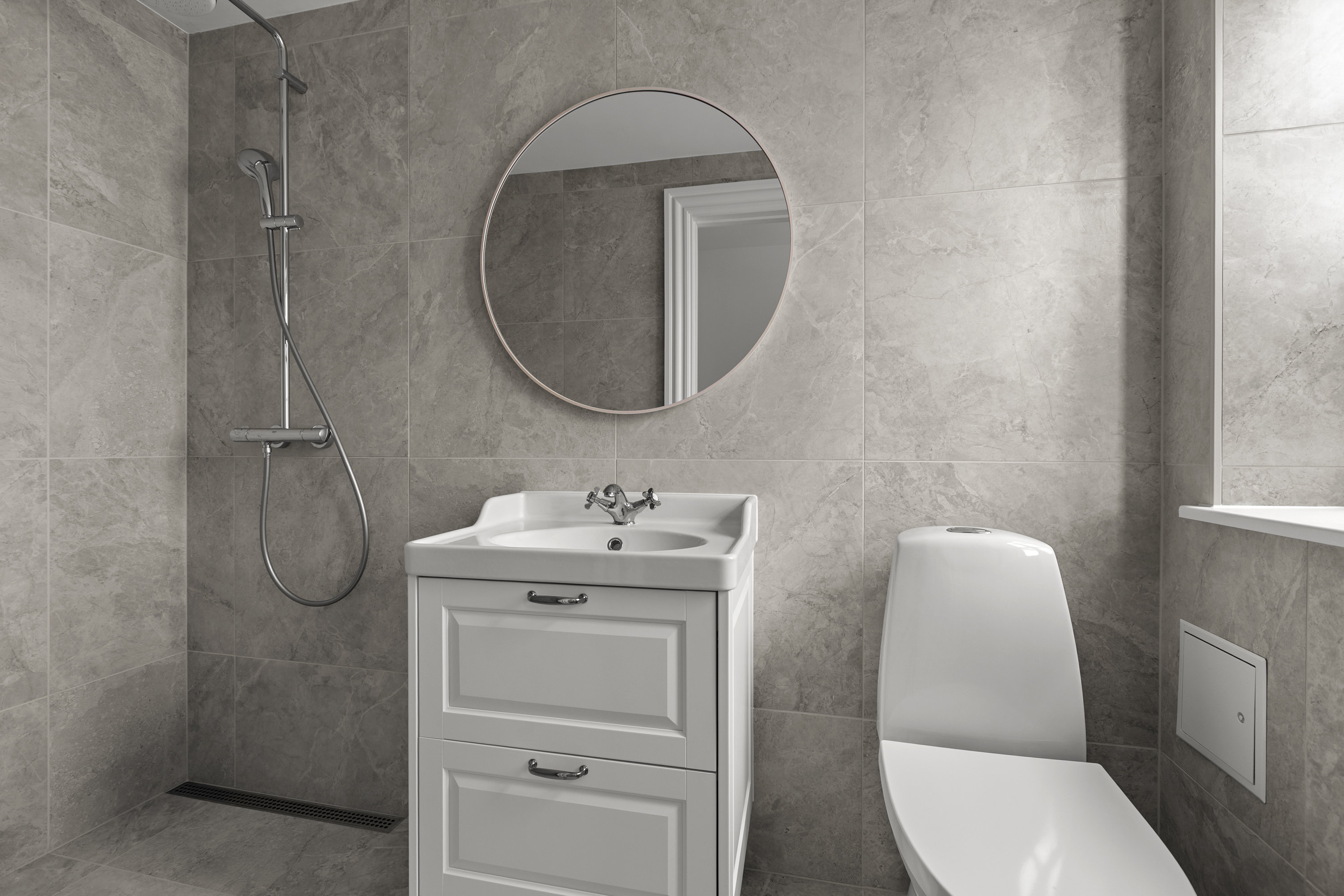 Fremhævet badeværelse billede i fuldskærmstilstand. Billede af Strandstræde 15, 4400 Kalundborg