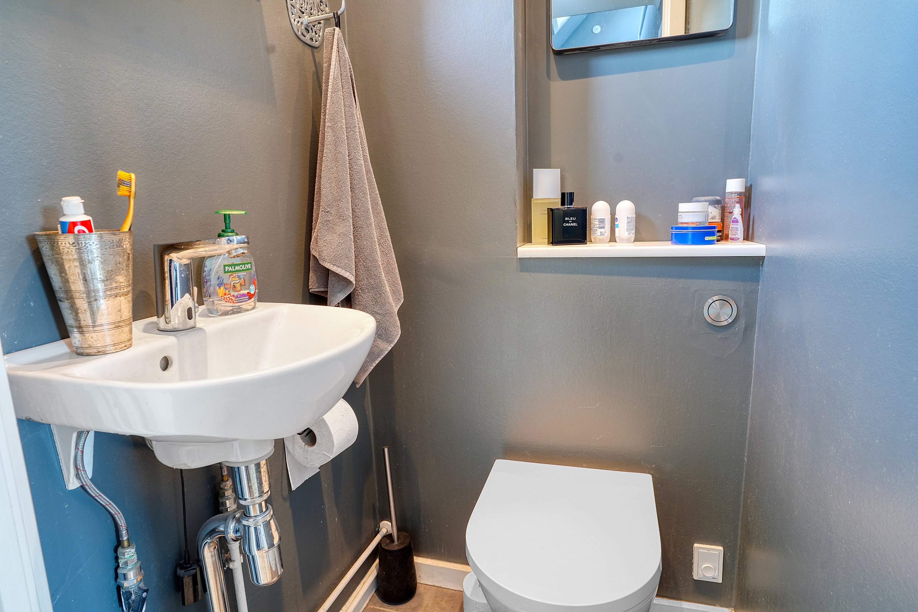 Fremhævet badeværelse billede i fuldskærmstilstand. Billede af Munkegårdsvej 20B, 3490 Kvistgård