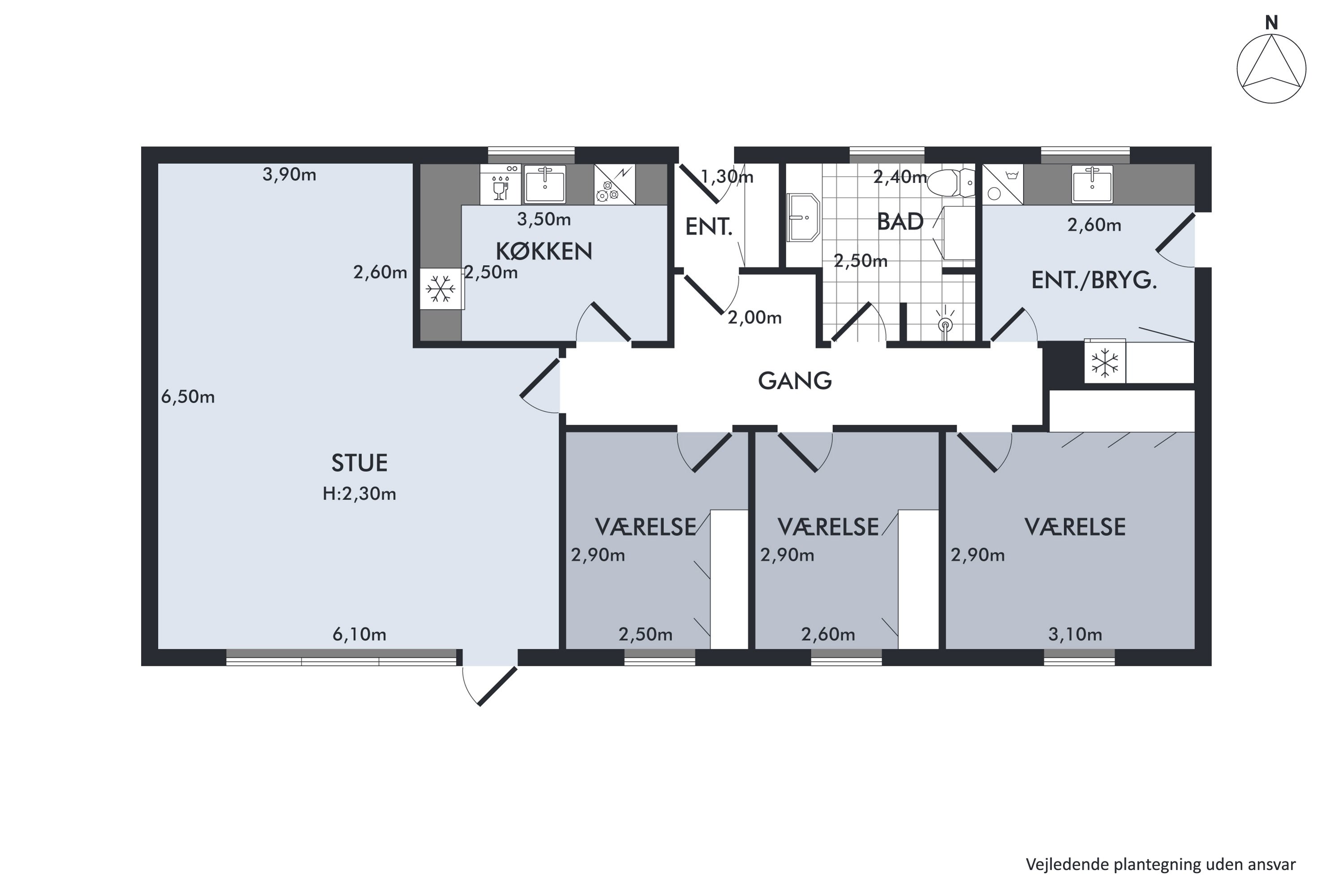 Plantegninger billede af Peter Danielsvej 12, Østerby, 9940 Læsø