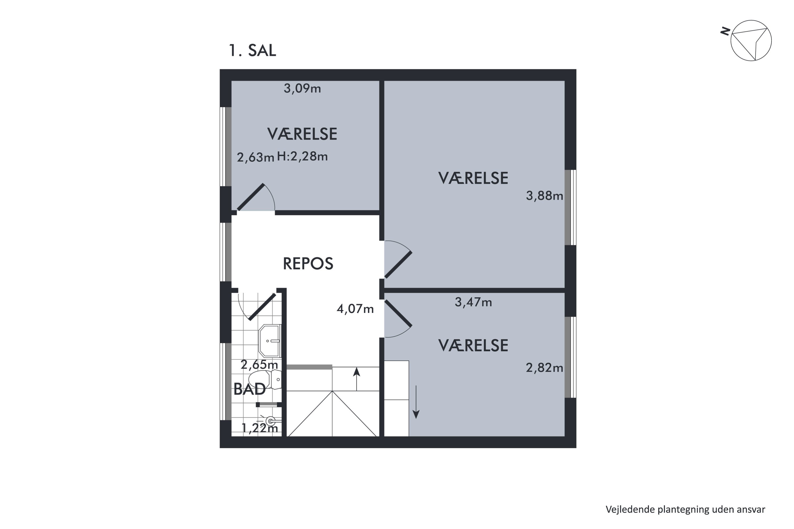 Plantegninger billede af Borrelyngen 20, 2770 Kastrup