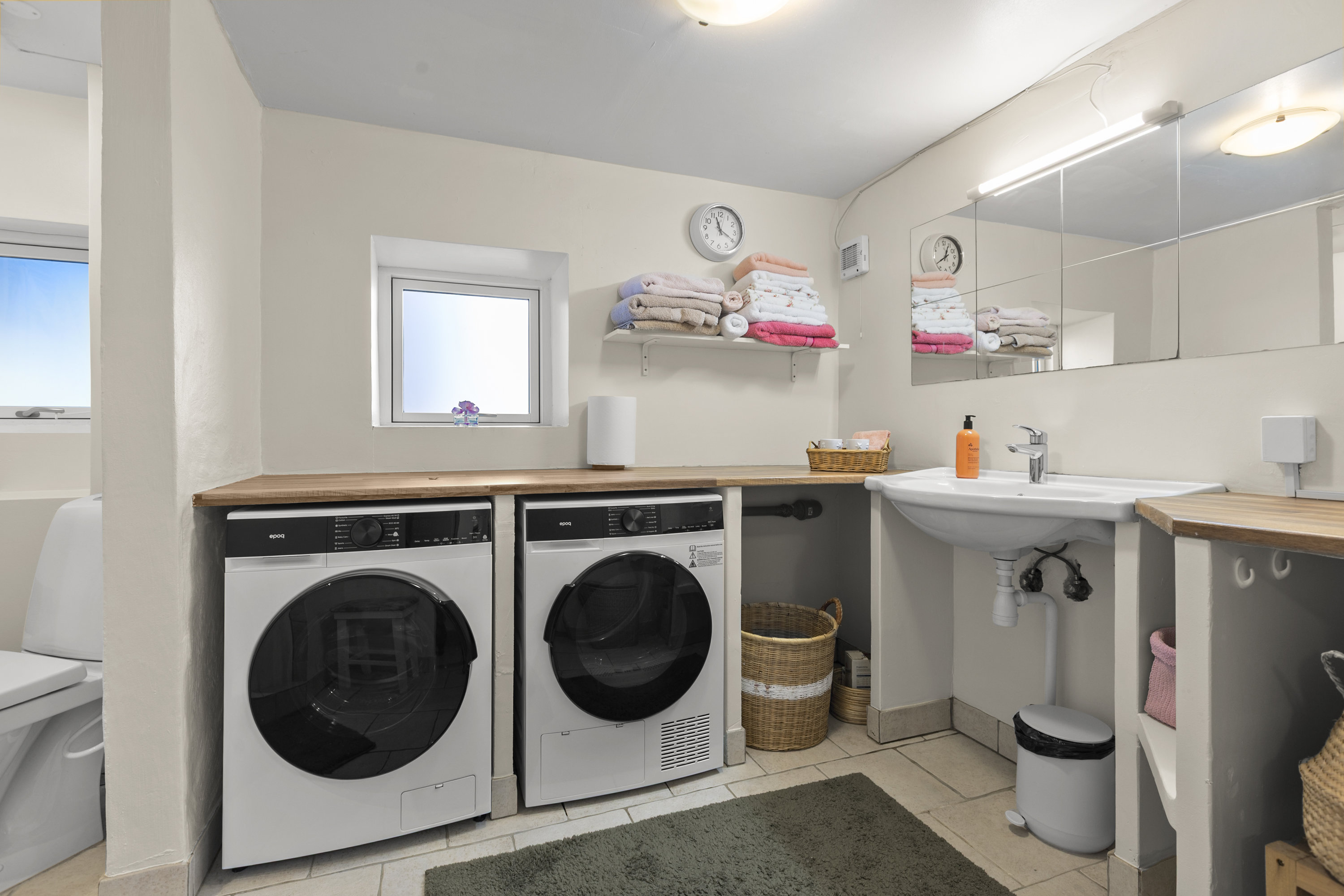 Fremhævet badeværelse billede i fuldskærmstilstand. Billede af Dyrehegnet 33, 4220 Korsør