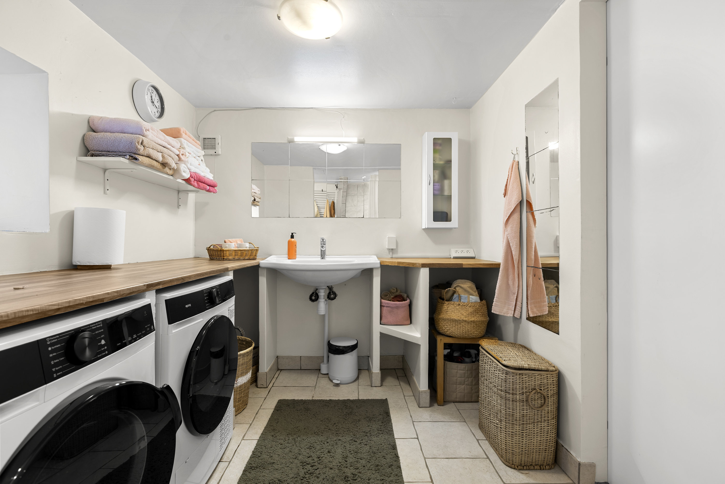 Fremhævet badeværelse billede i fuldskærmstilstand. Billede af Dyrehegnet 33, 4220 Korsør