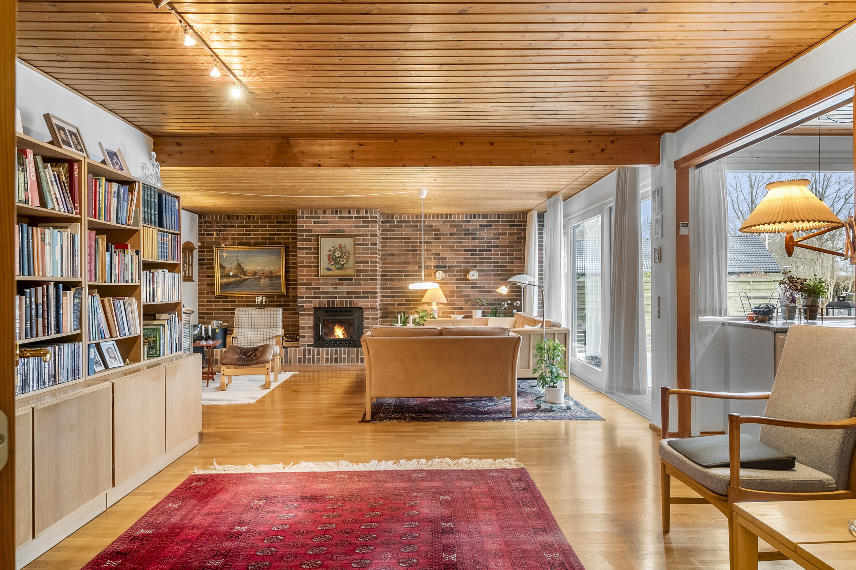 Fremhævet stue billede i fuldskærmstilstand. Billede af Antilopevej 31, Ejby, 4623 Lille Skensved