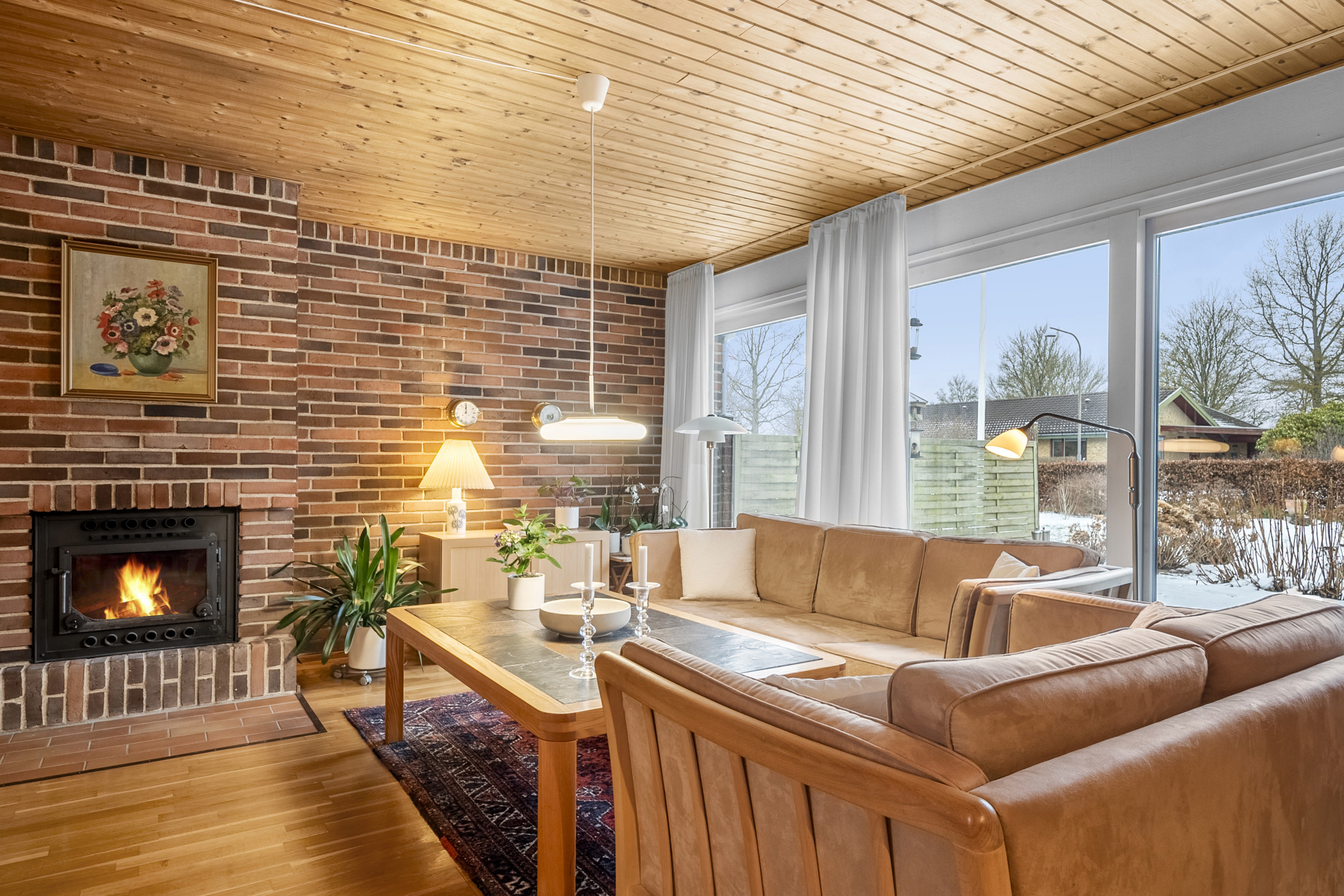 Fremhævet stue billede i fuldskærmstilstand. Billede af Antilopevej 31, Ejby, 4623 Lille Skensved